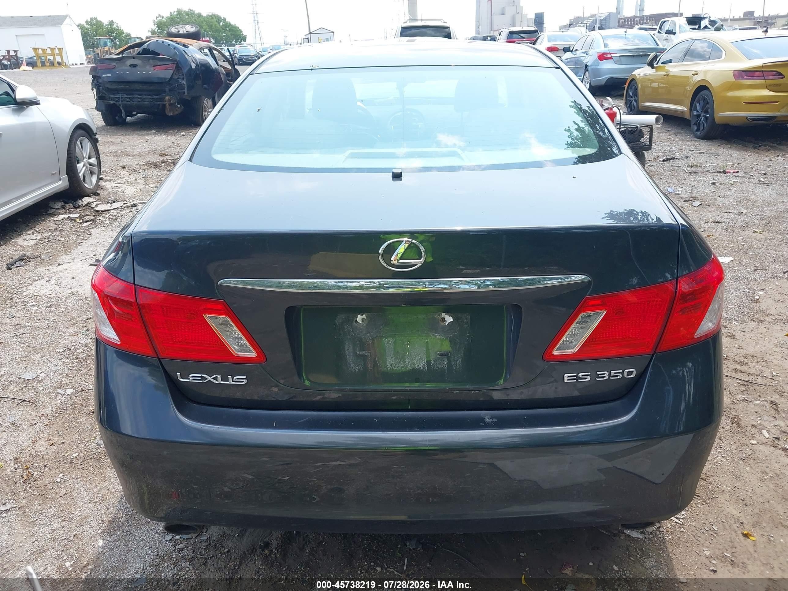 2007 Lexus Es 350   Серый vin: JTHBJ46G872018499