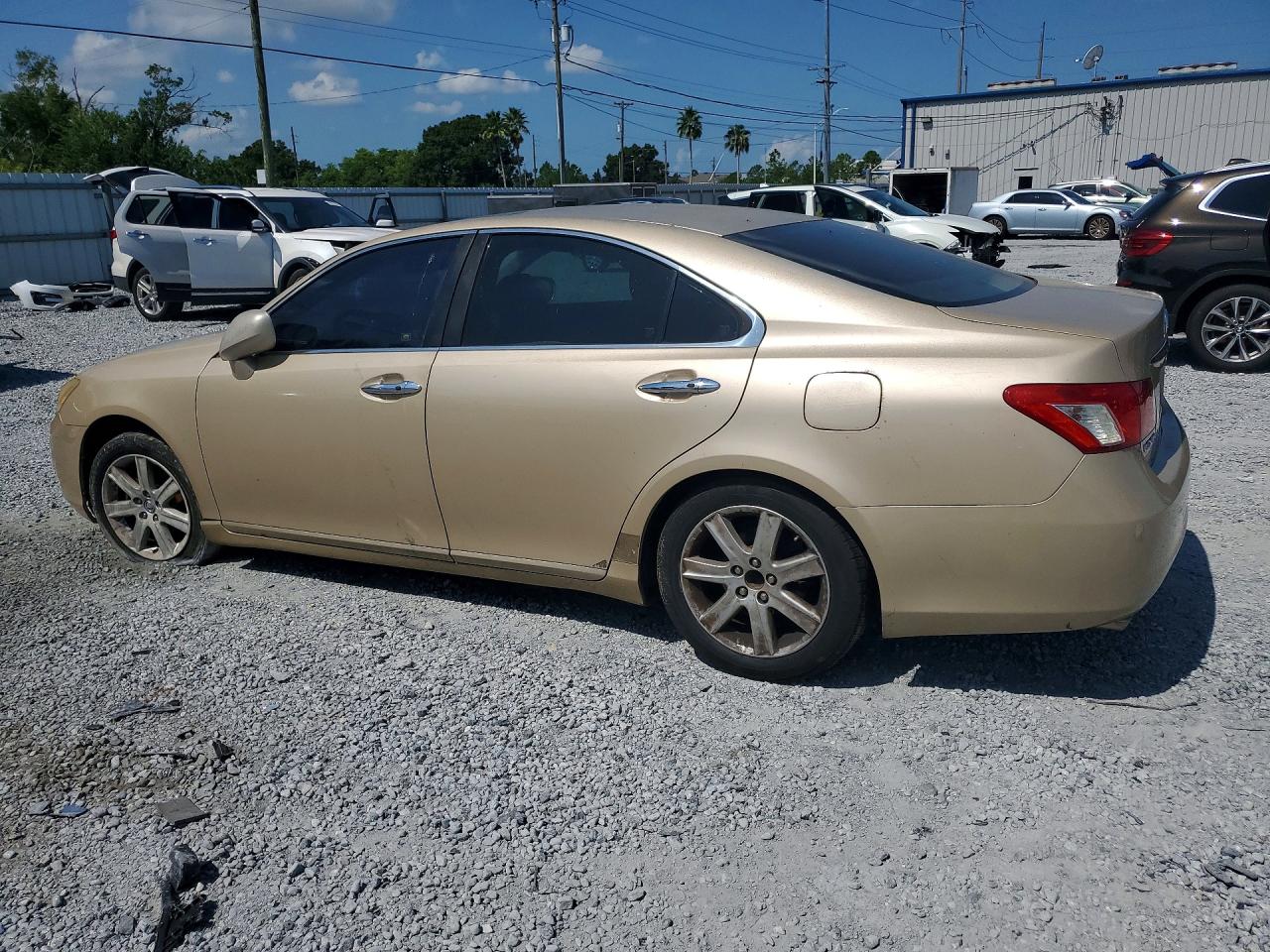 2007 Lexus Es 350 Gold vin: JTHBJ46G872027350
