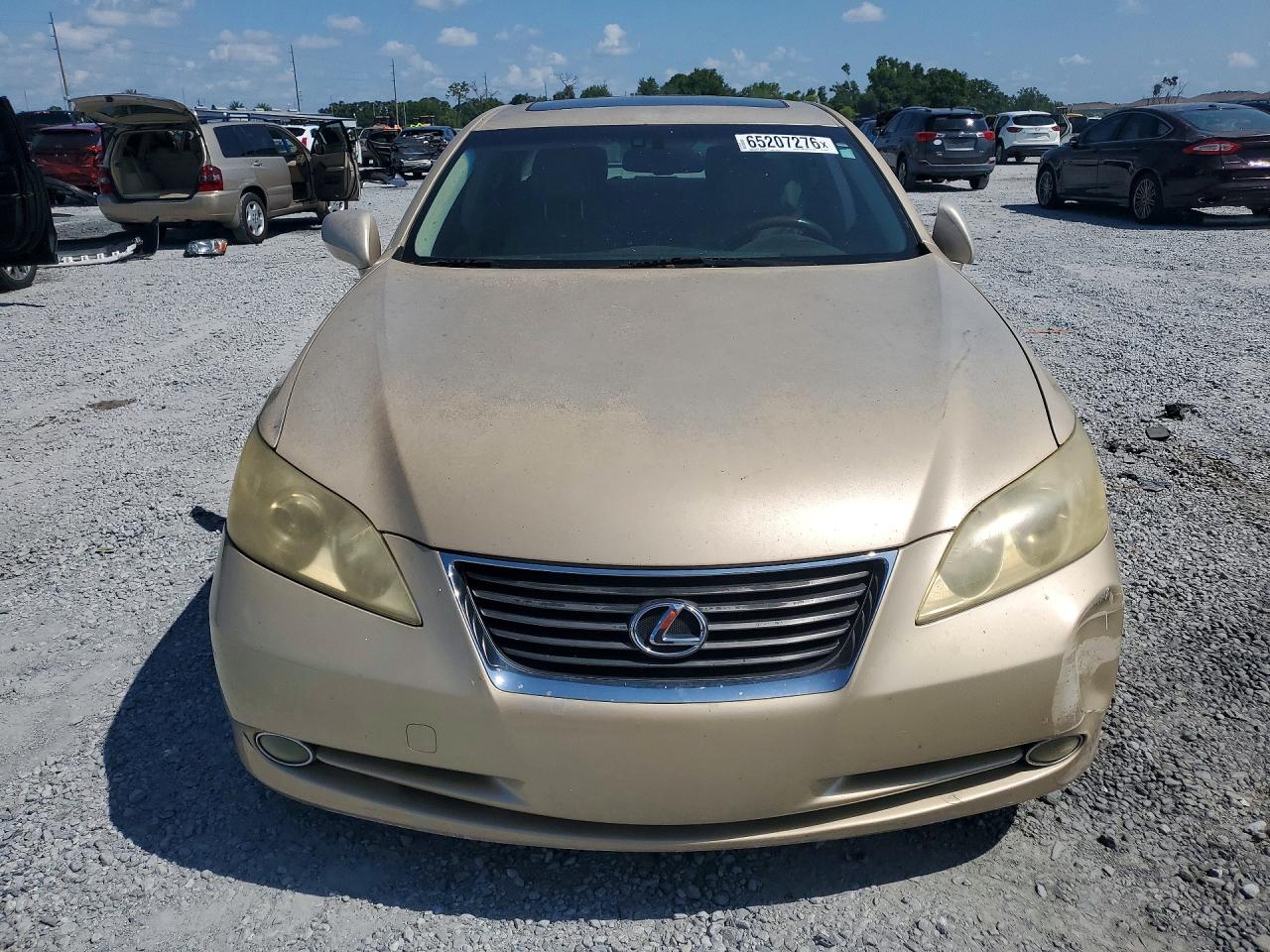 2007 Lexus Es 350 Gold vin: JTHBJ46G872027350