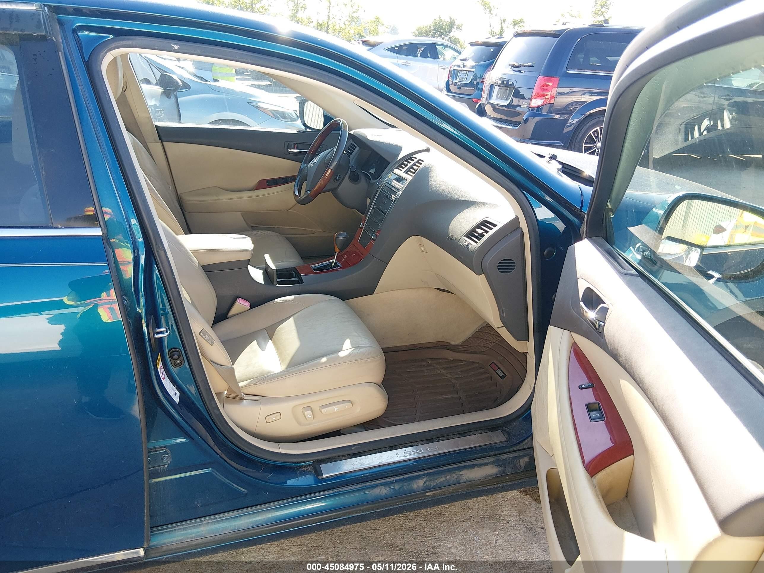 2007 Lexus Es 350   Blue vin: JTHBJ46G872035447