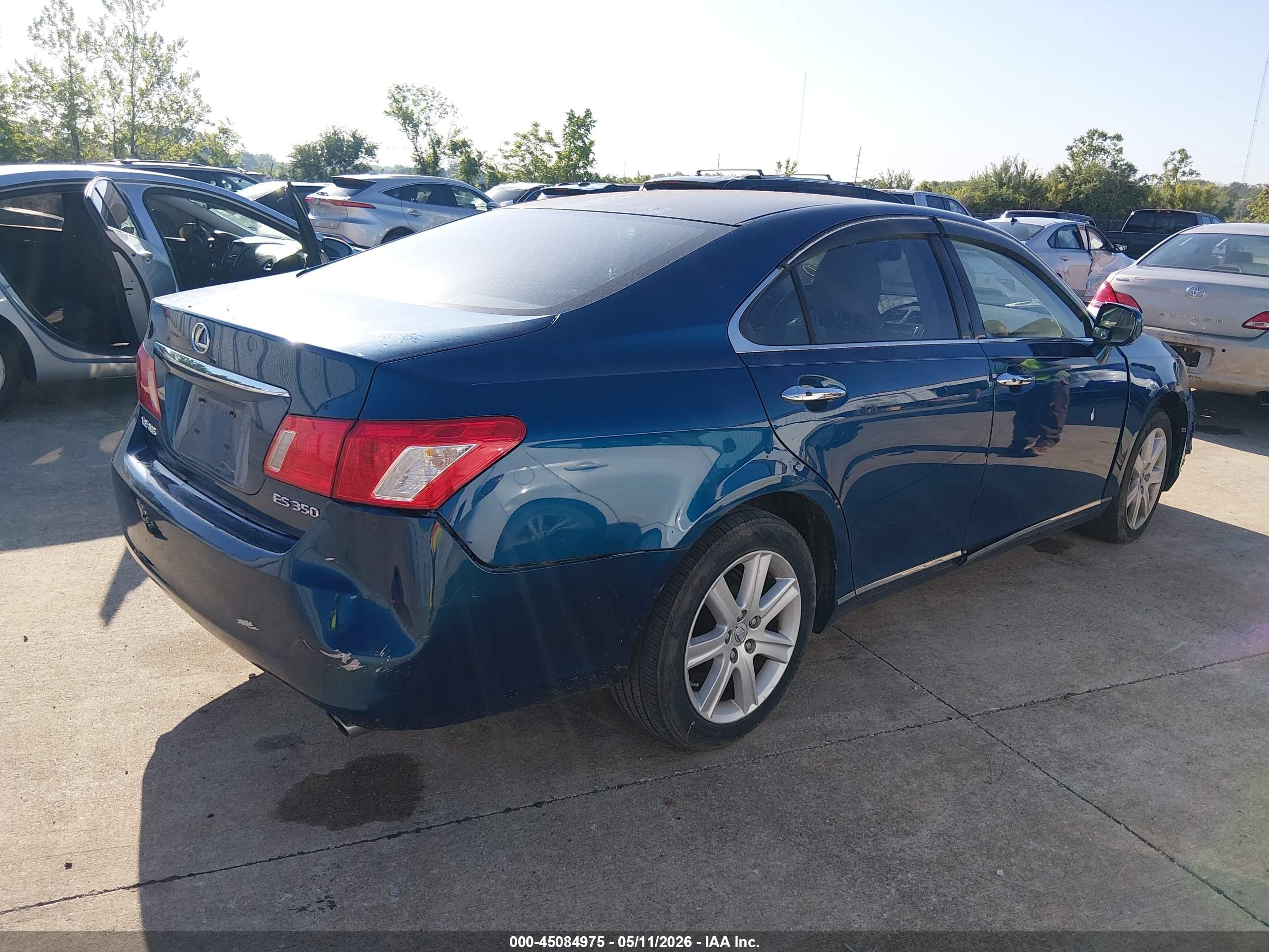 2007 Lexus Es 350   Blue vin: JTHBJ46G872035447