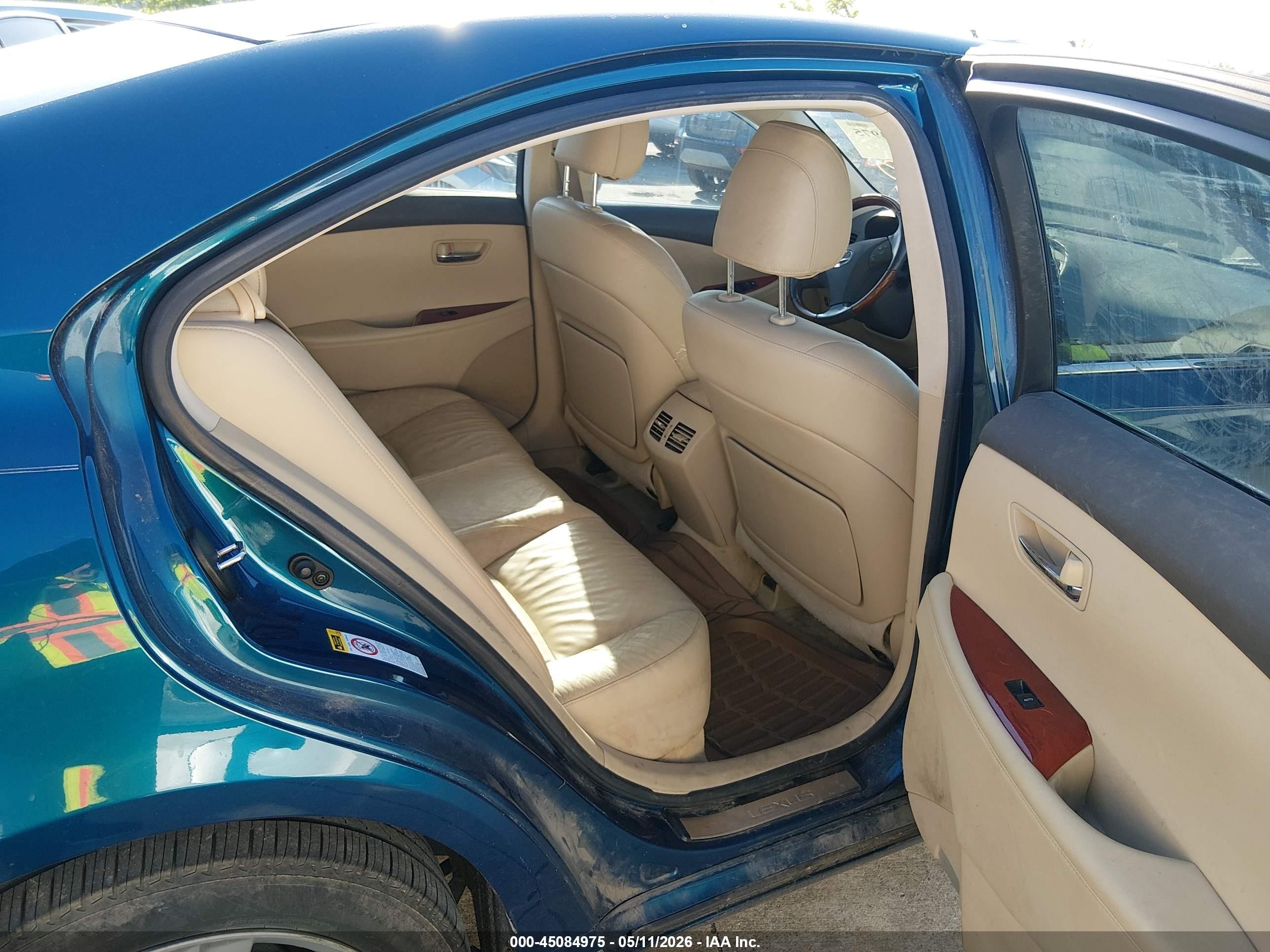 2007 Lexus Es 350   Blue vin: JTHBJ46G872035447