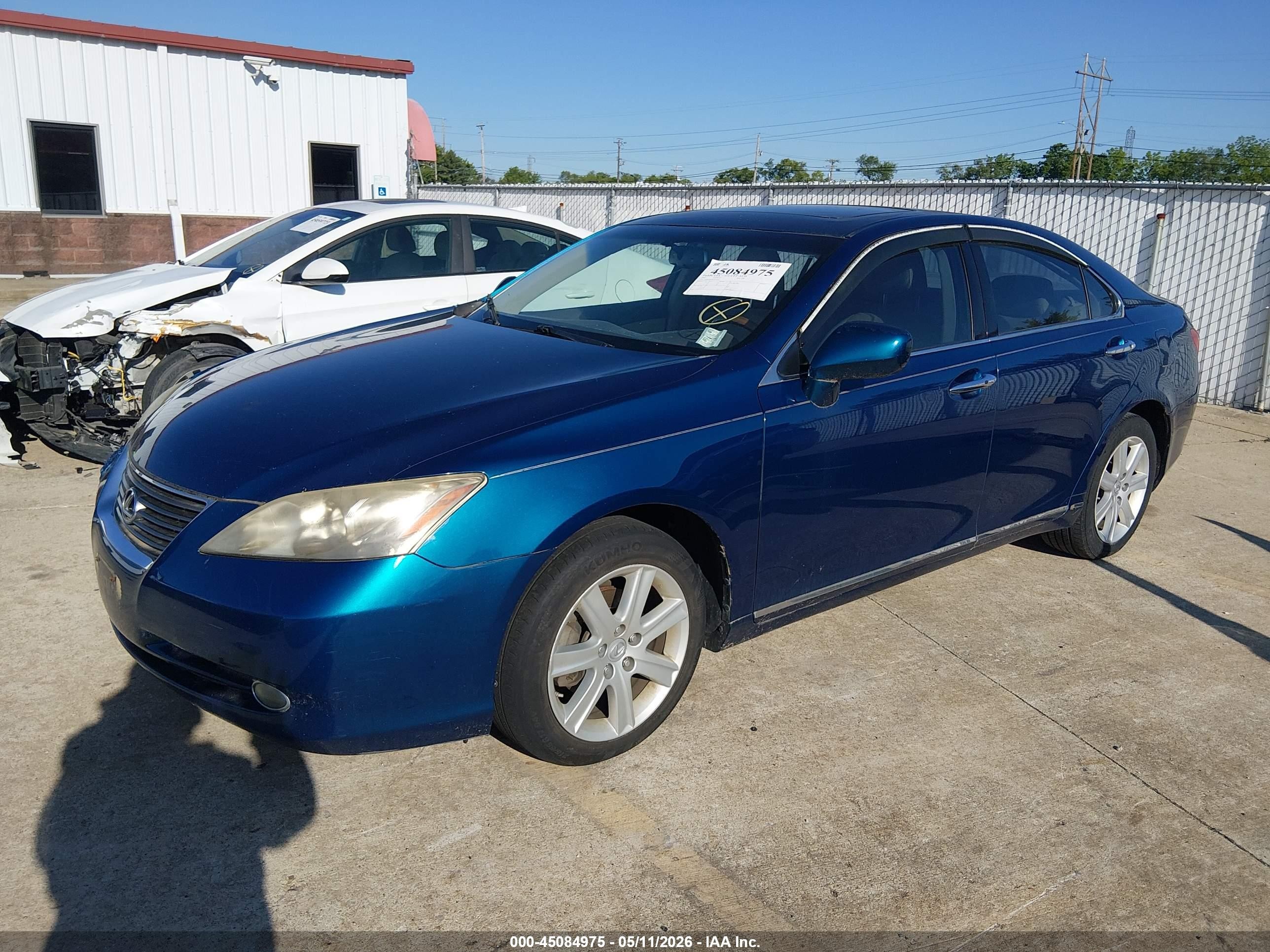 2007 Lexus Es 350   Blue vin: JTHBJ46G872035447