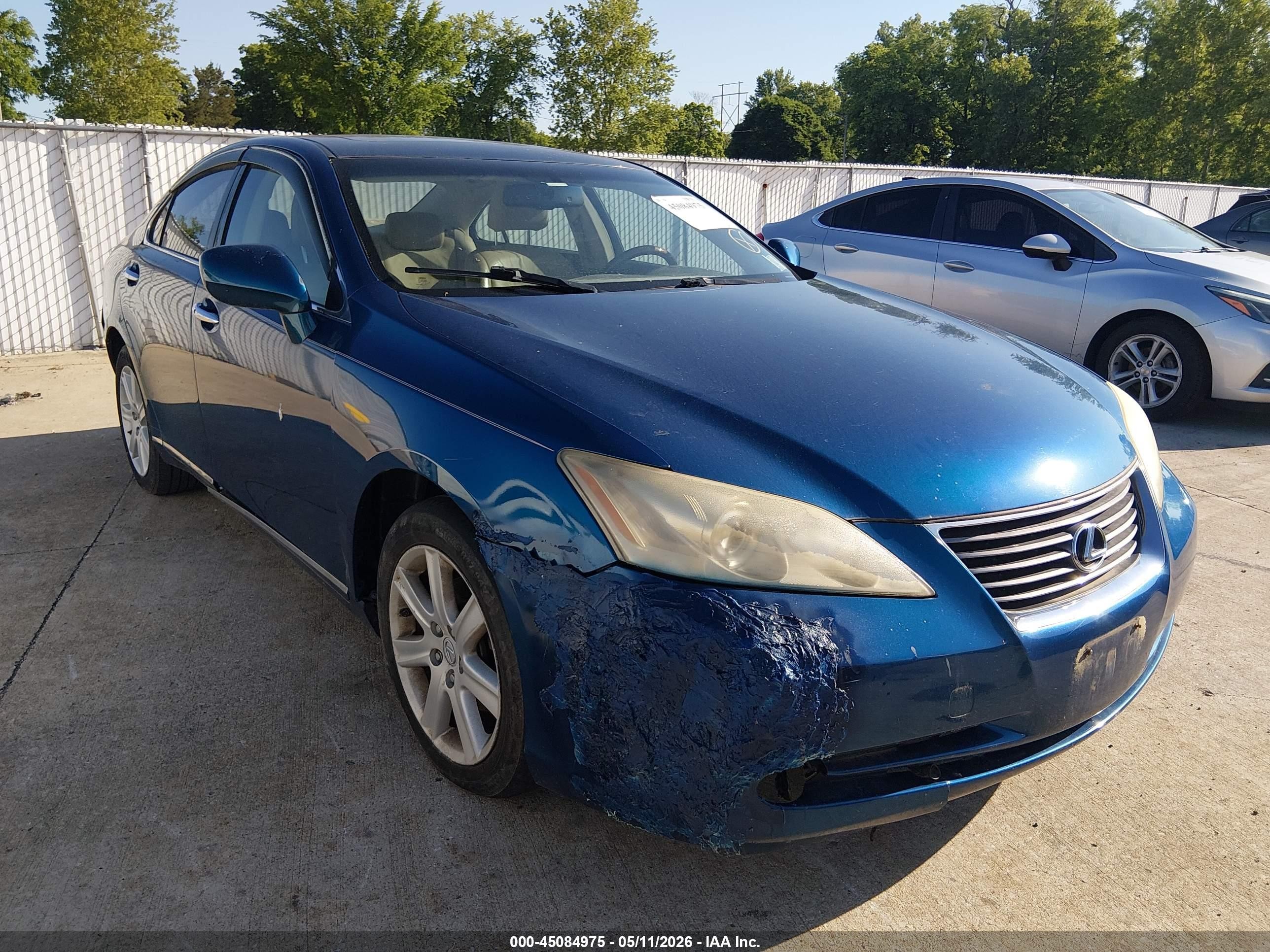 2007 Lexus Es 350   Blue vin: JTHBJ46G872035447