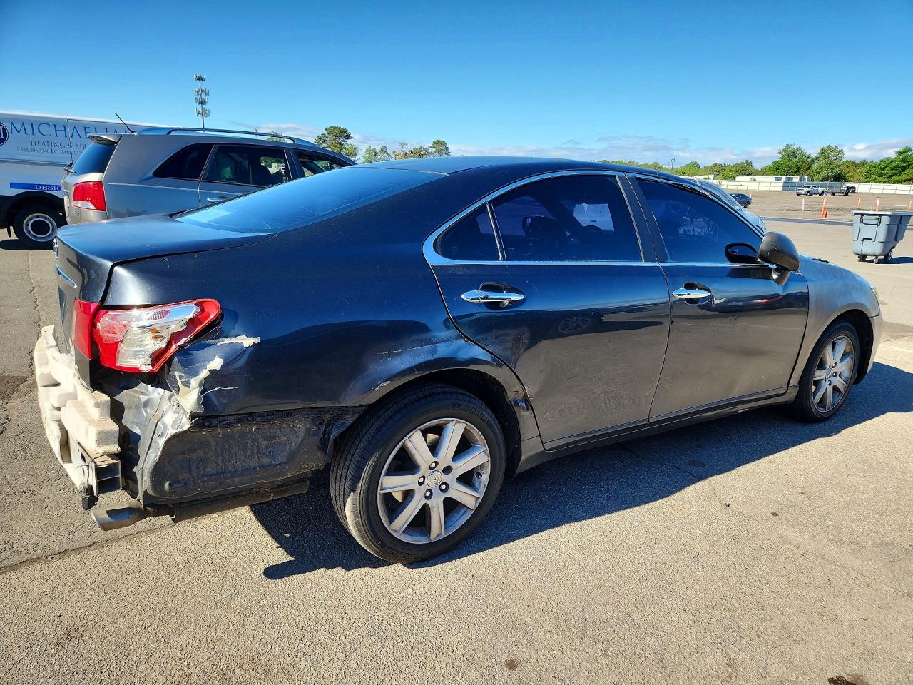2007 Lexus Es 350 Gray vin: JTHBJ46G872041300