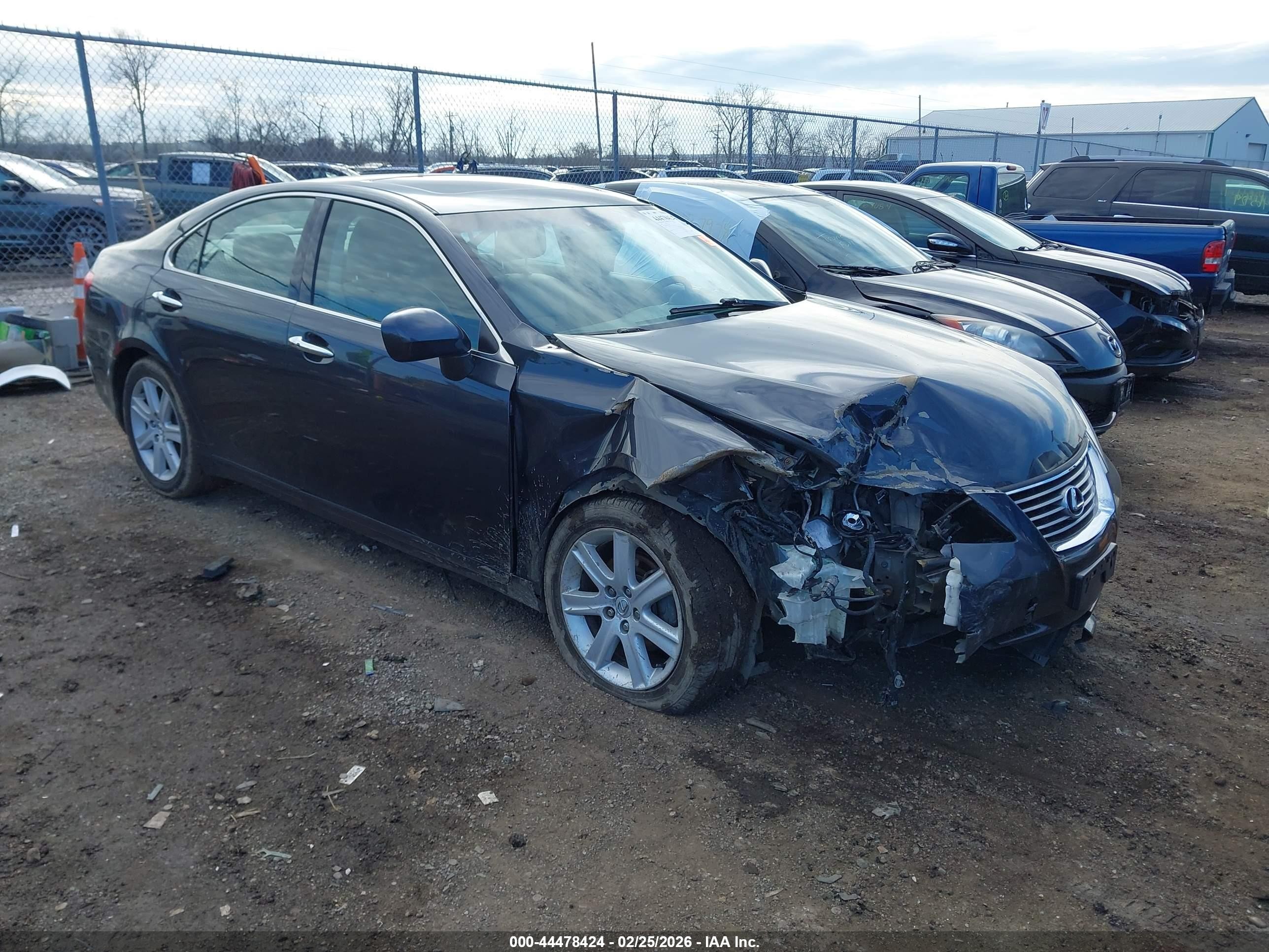 2007 Lexus Es 350   Серый vin: JTHBJ46G872048358