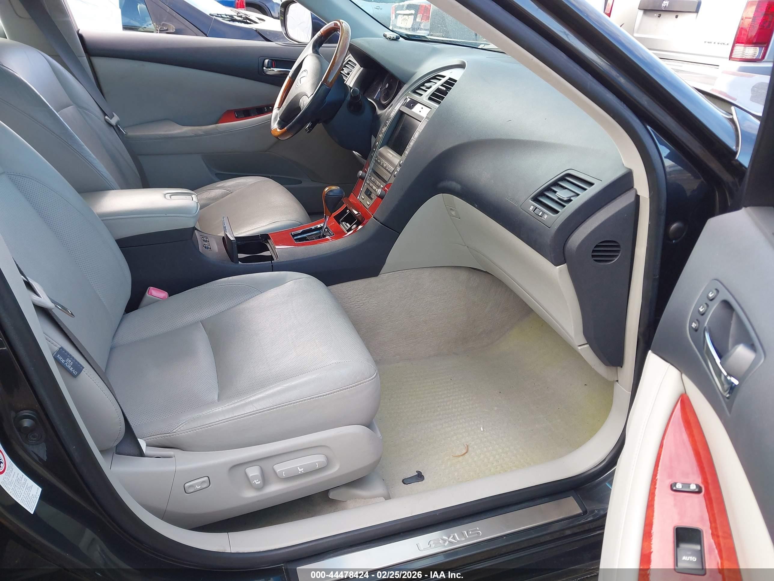 2007 Lexus Es 350   Серый vin: JTHBJ46G872048358