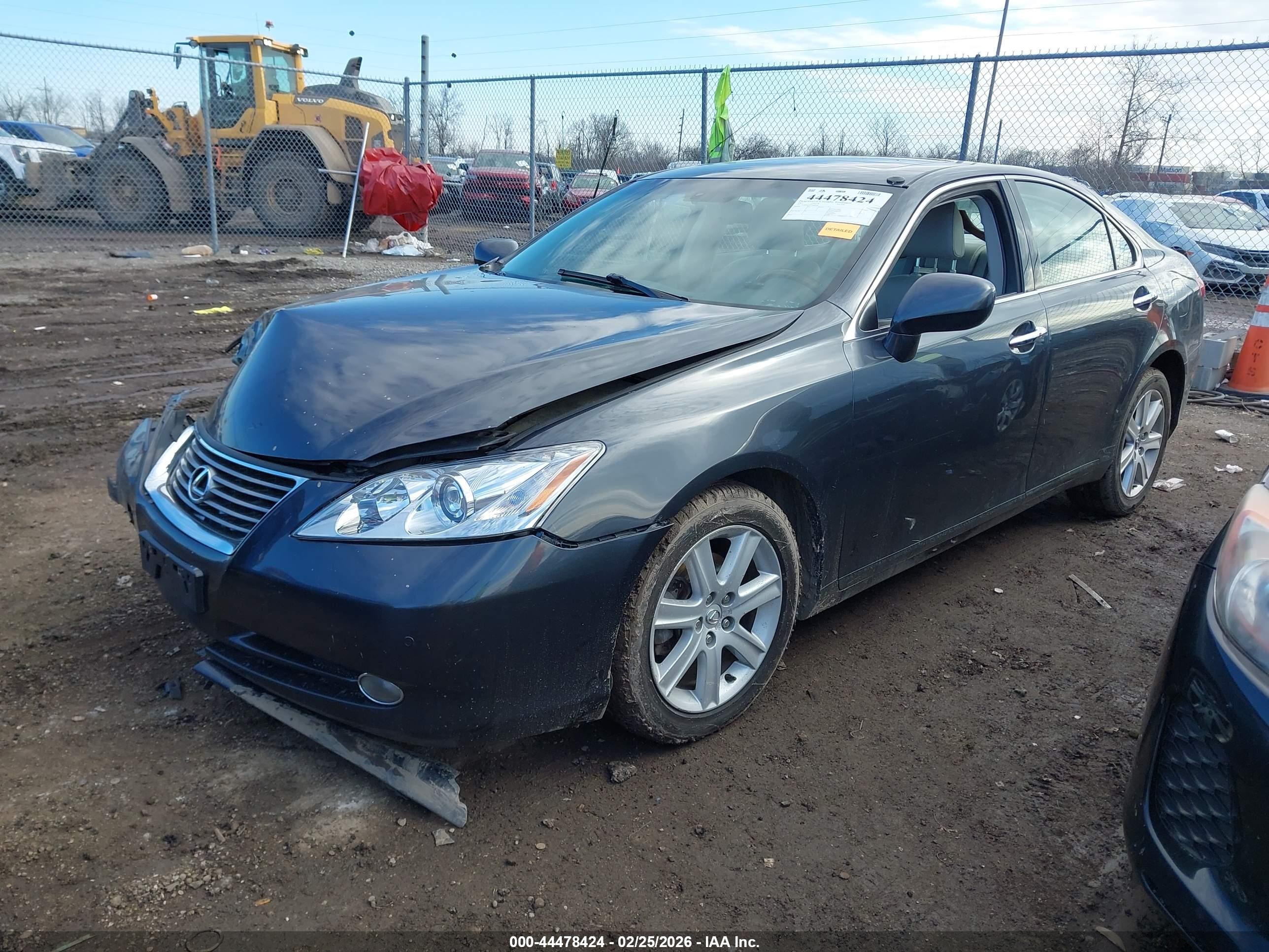 2007 Lexus Es 350   Серый vin: JTHBJ46G872048358
