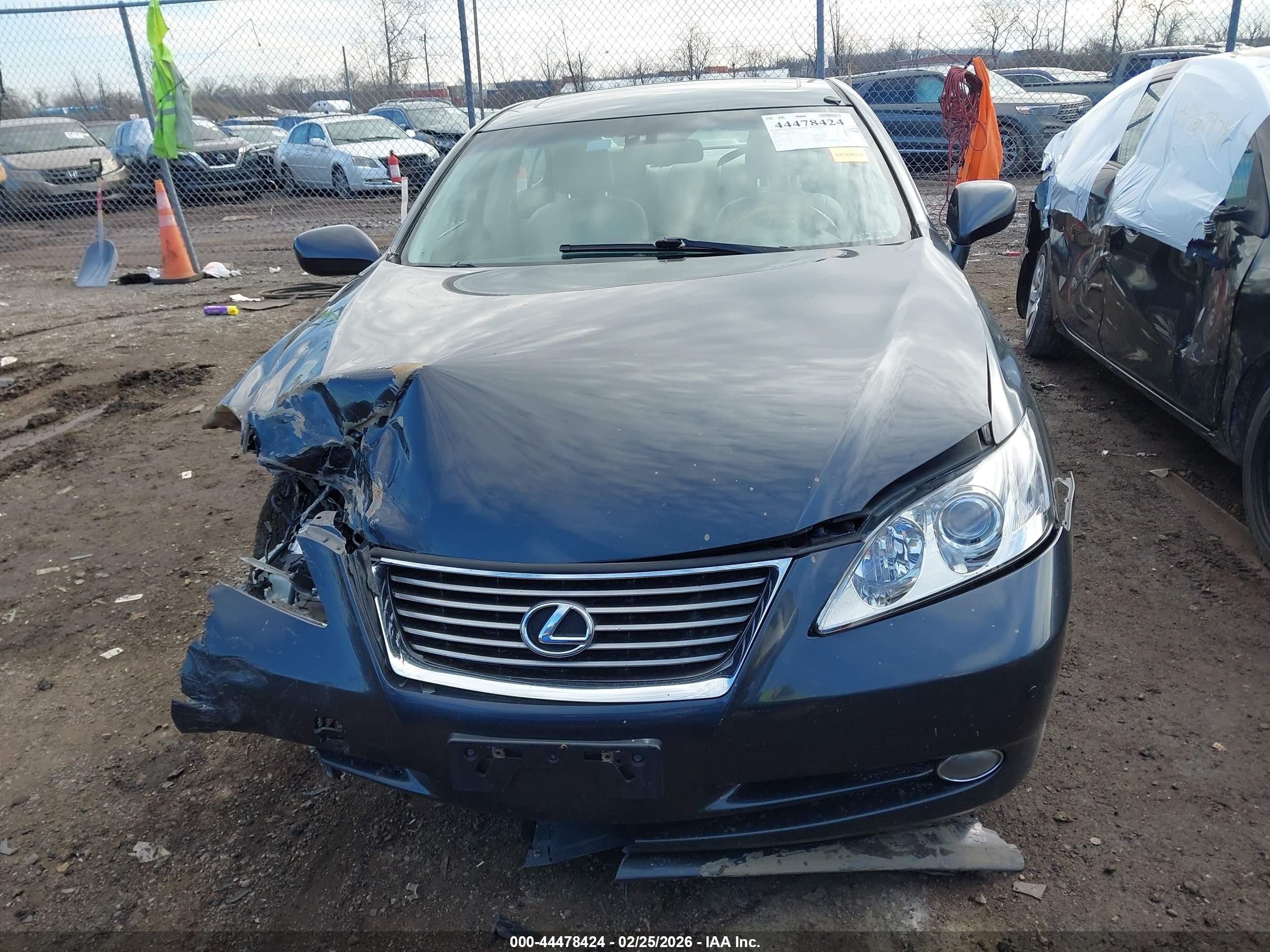 2007 Lexus Es 350   Серый vin: JTHBJ46G872048358
