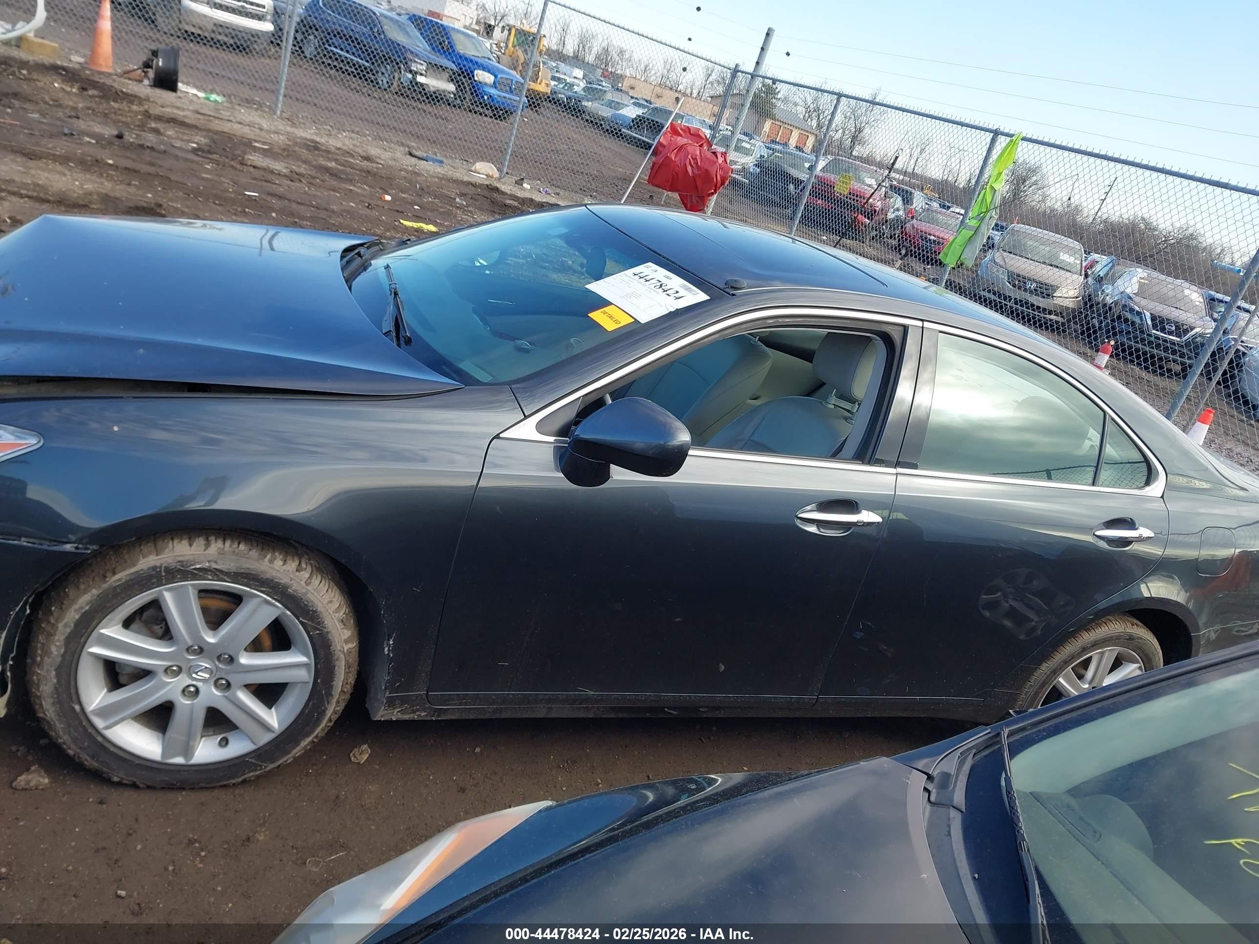 2007 Lexus Es 350   Серый vin: JTHBJ46G872048358