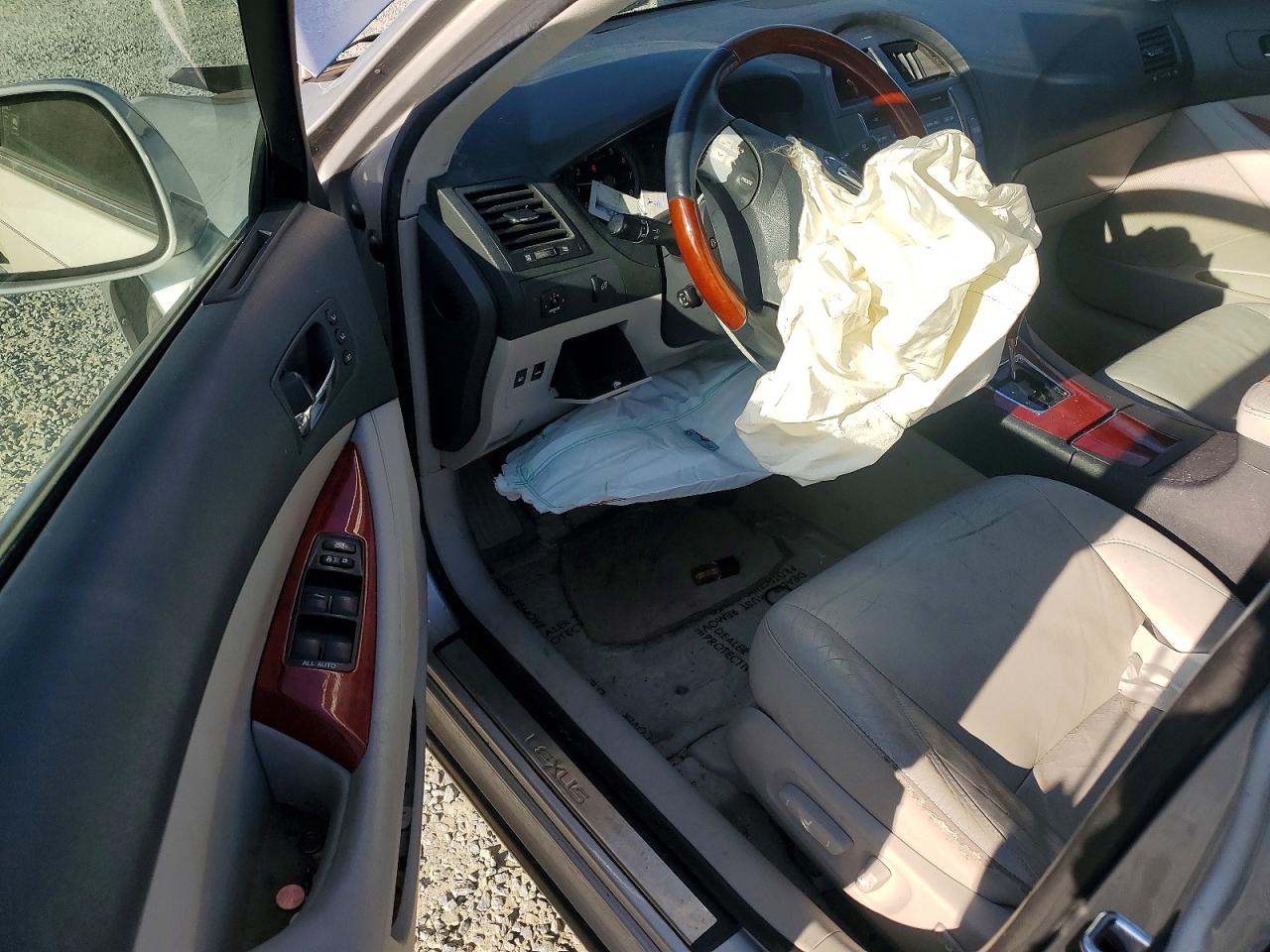 2007 Lexus Es 350 Silver vin: JTHBJ46G872049591