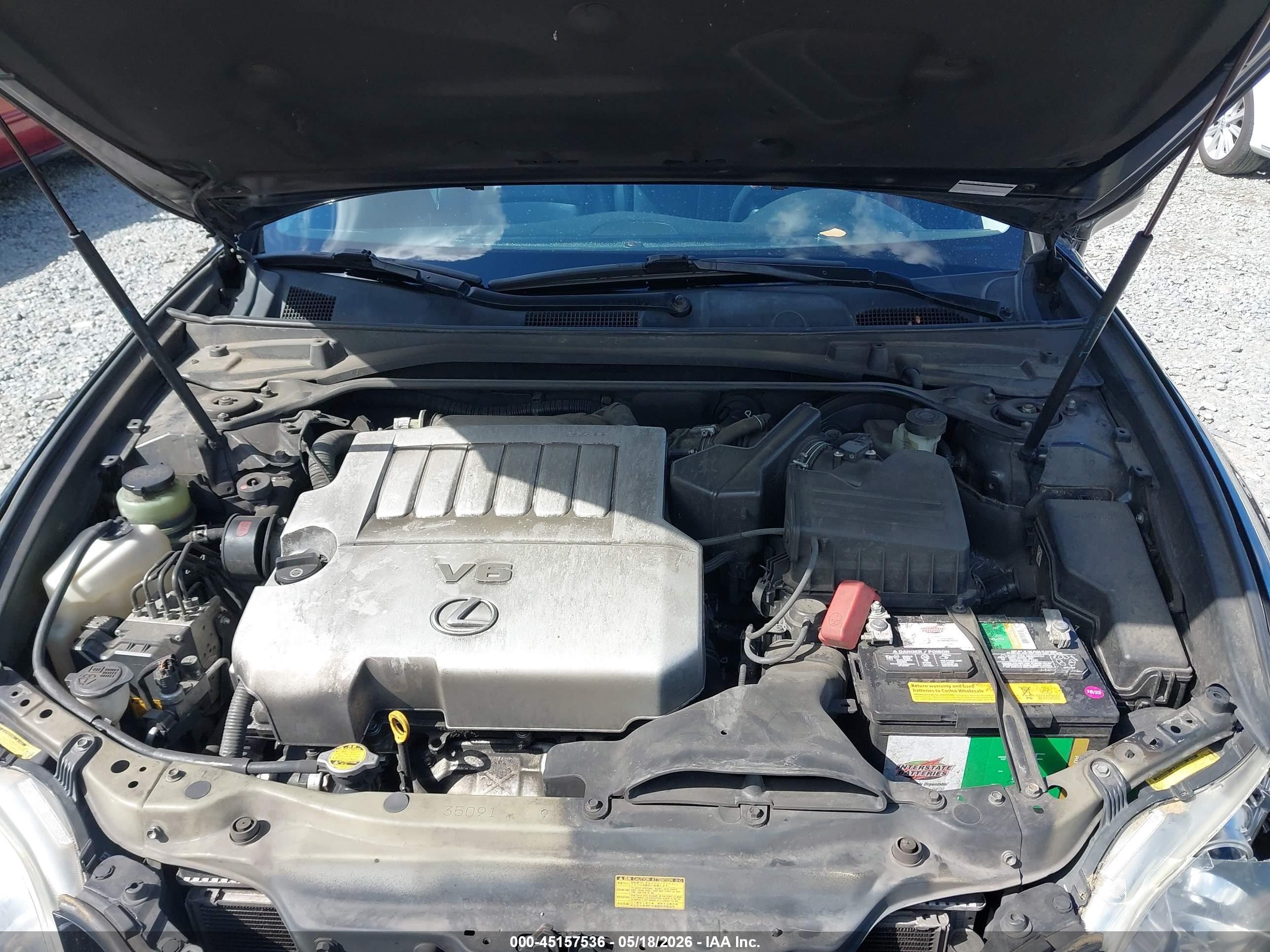 2007 Lexus Es 350 Черный vin: JTHBJ46G872050398