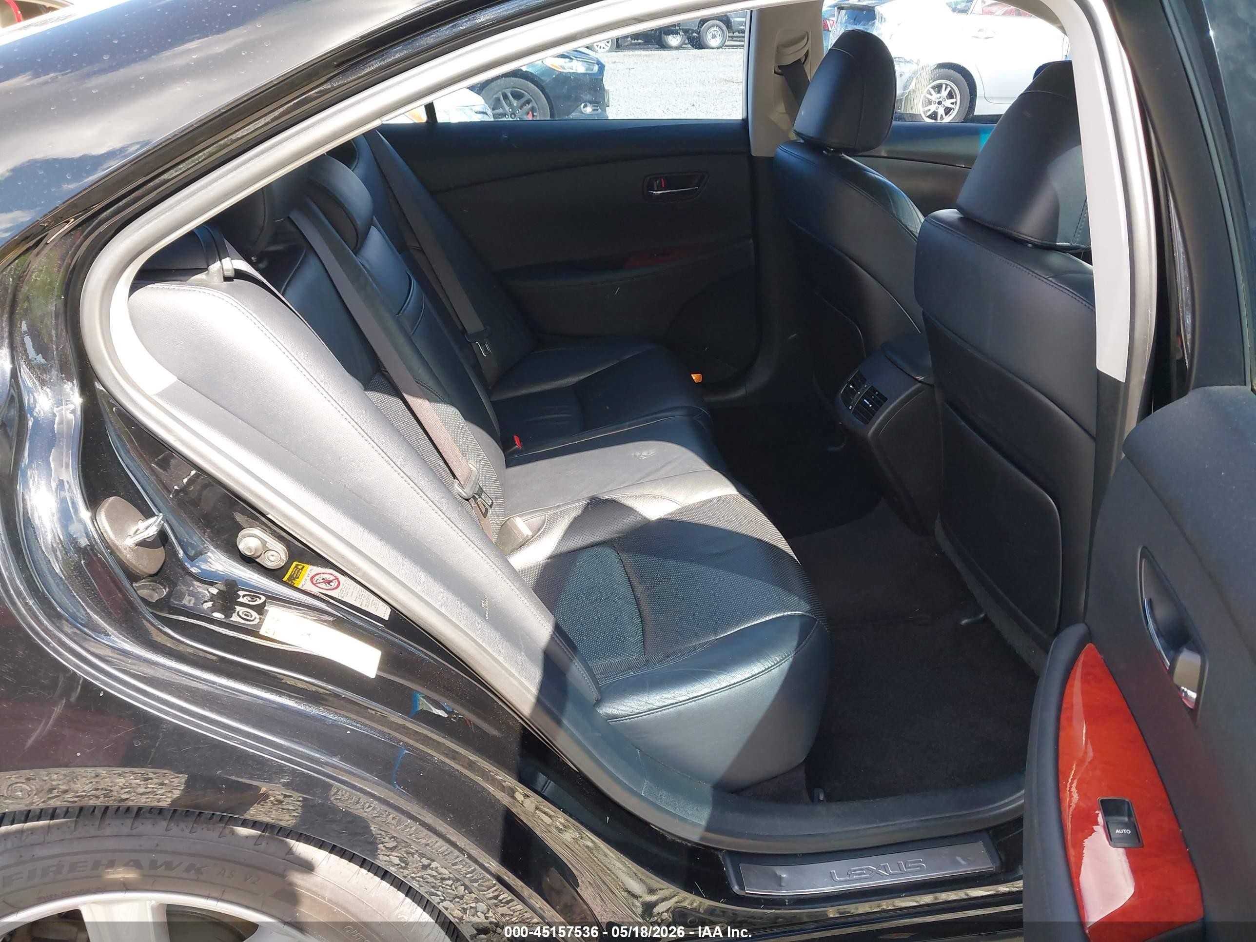 2007 Lexus Es 350 Черный vin: JTHBJ46G872050398