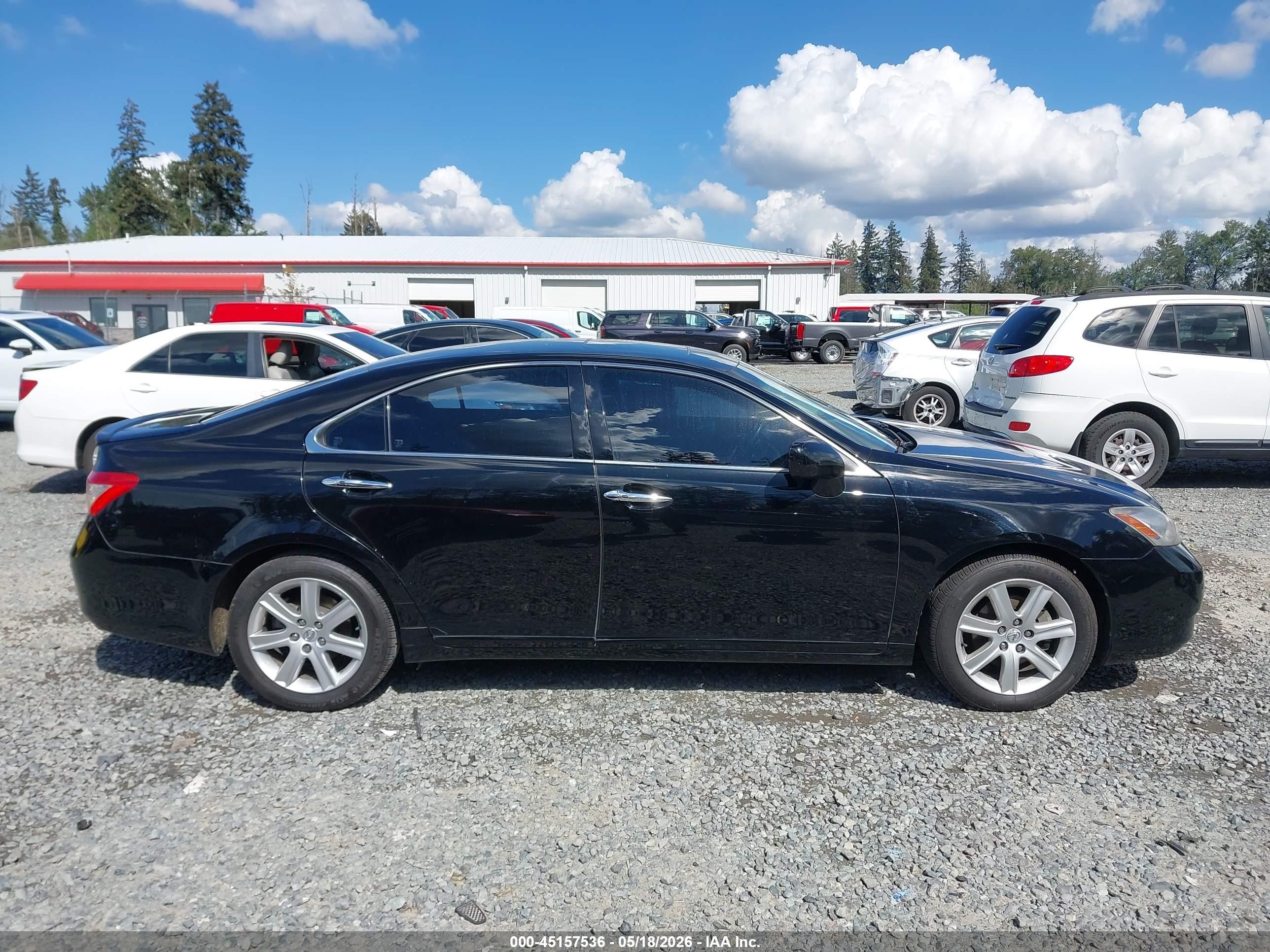 2007 Lexus Es 350 Черный vin: JTHBJ46G872050398