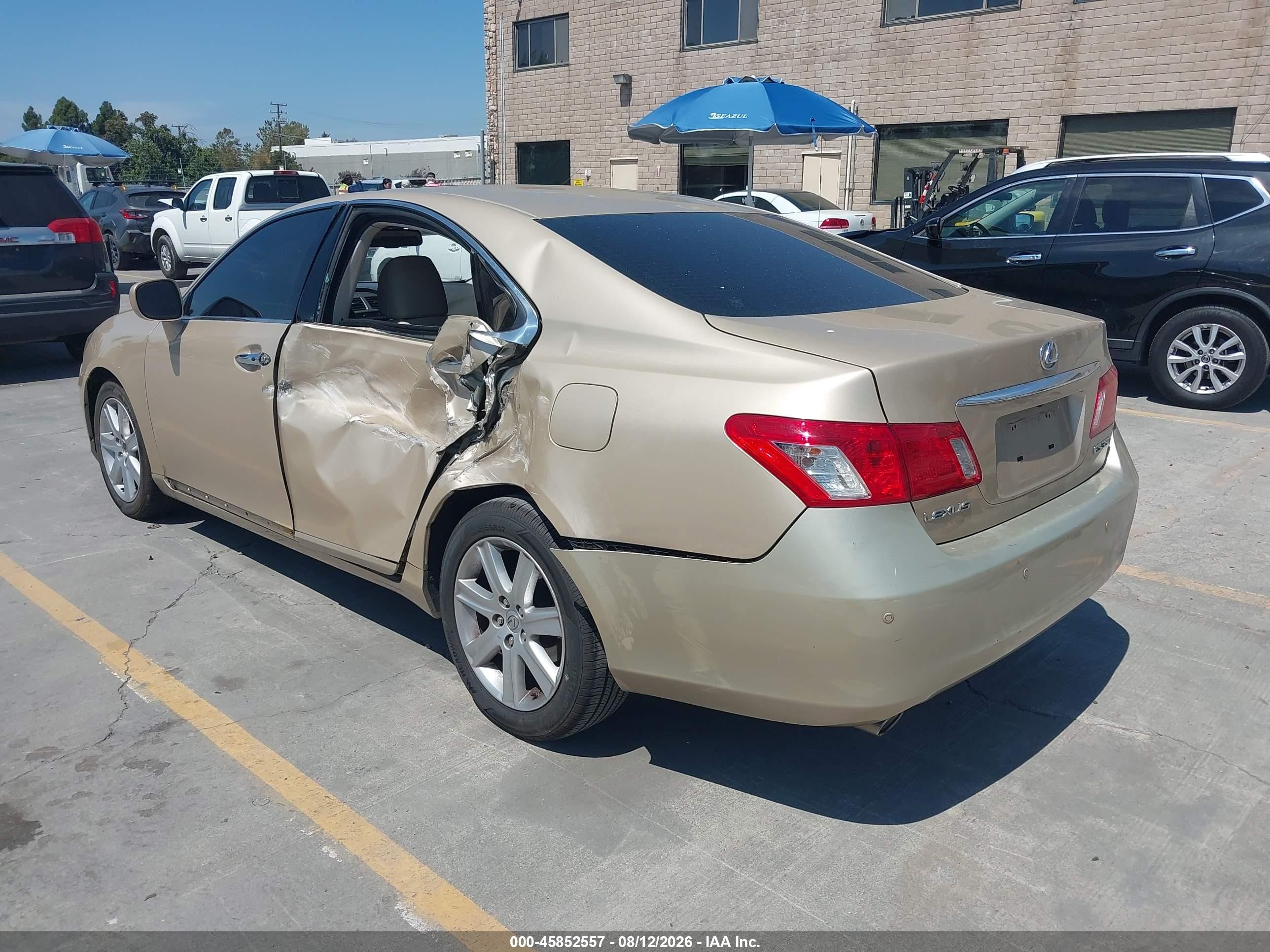2007 Lexus Es 350 Beige vin: JTHBJ46G872050692