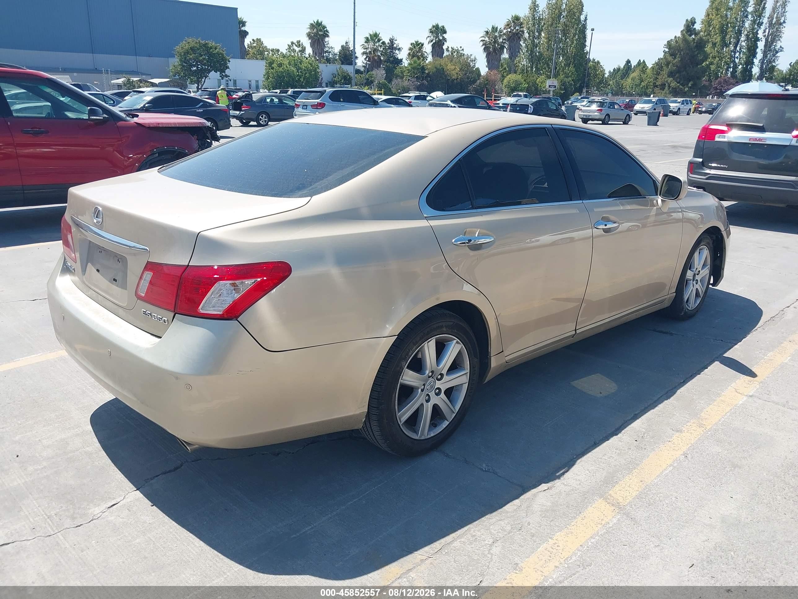 2007 Lexus Es 350 Beige vin: JTHBJ46G872050692