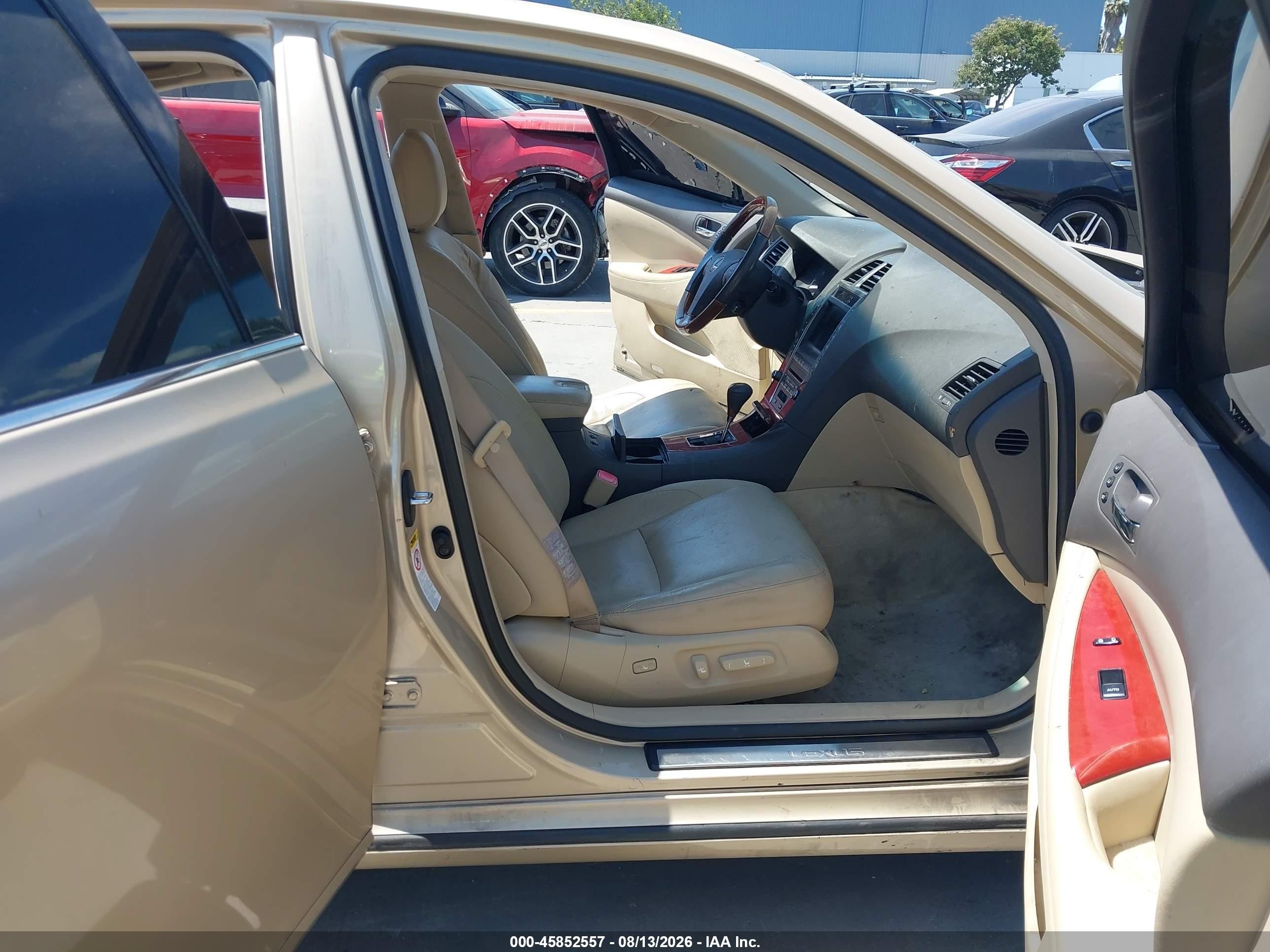 2007 Lexus Es 350 Beige vin: JTHBJ46G872050692