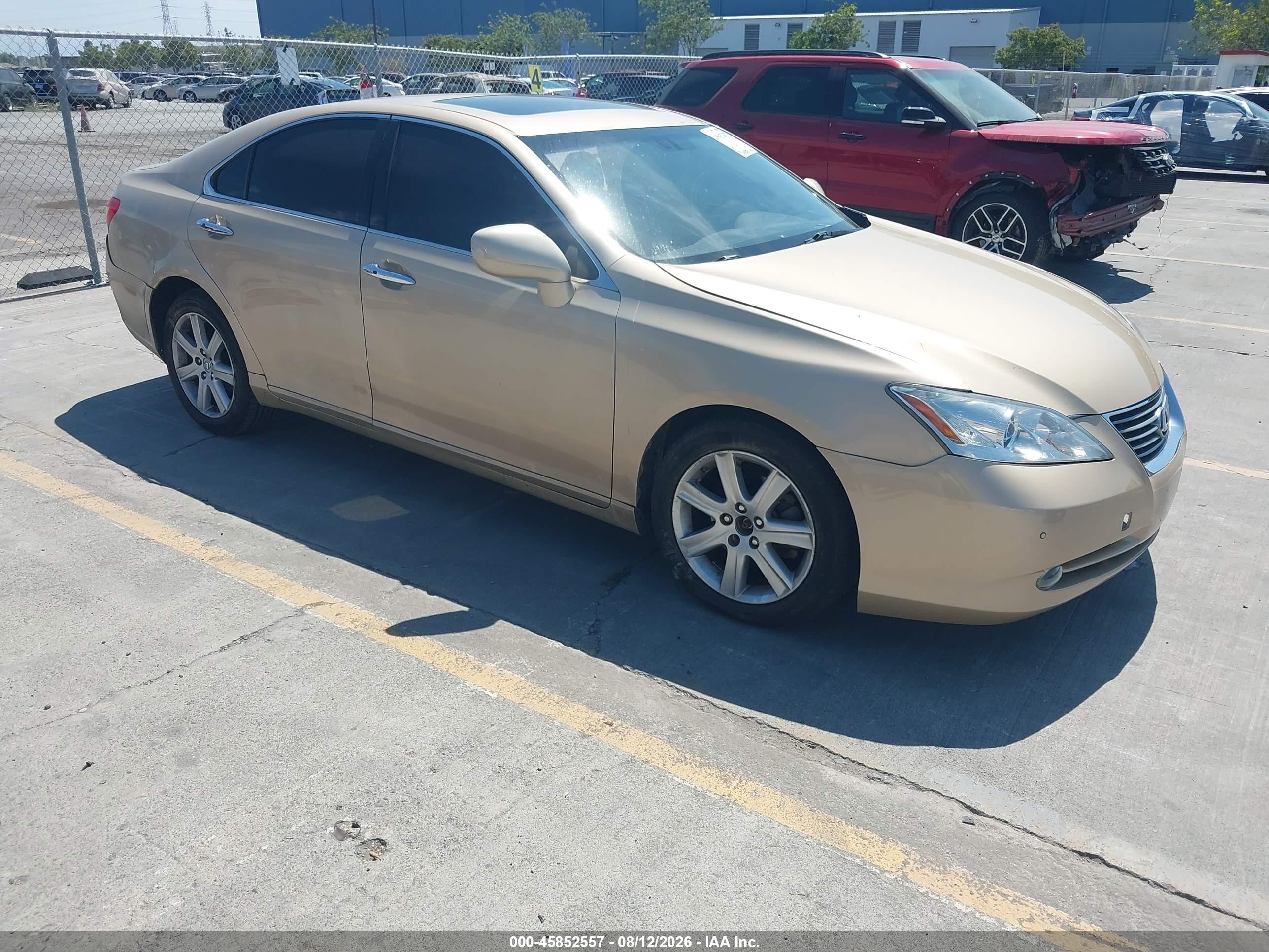 2007 Lexus Es 350 Бежевый vin: JTHBJ46G872050692