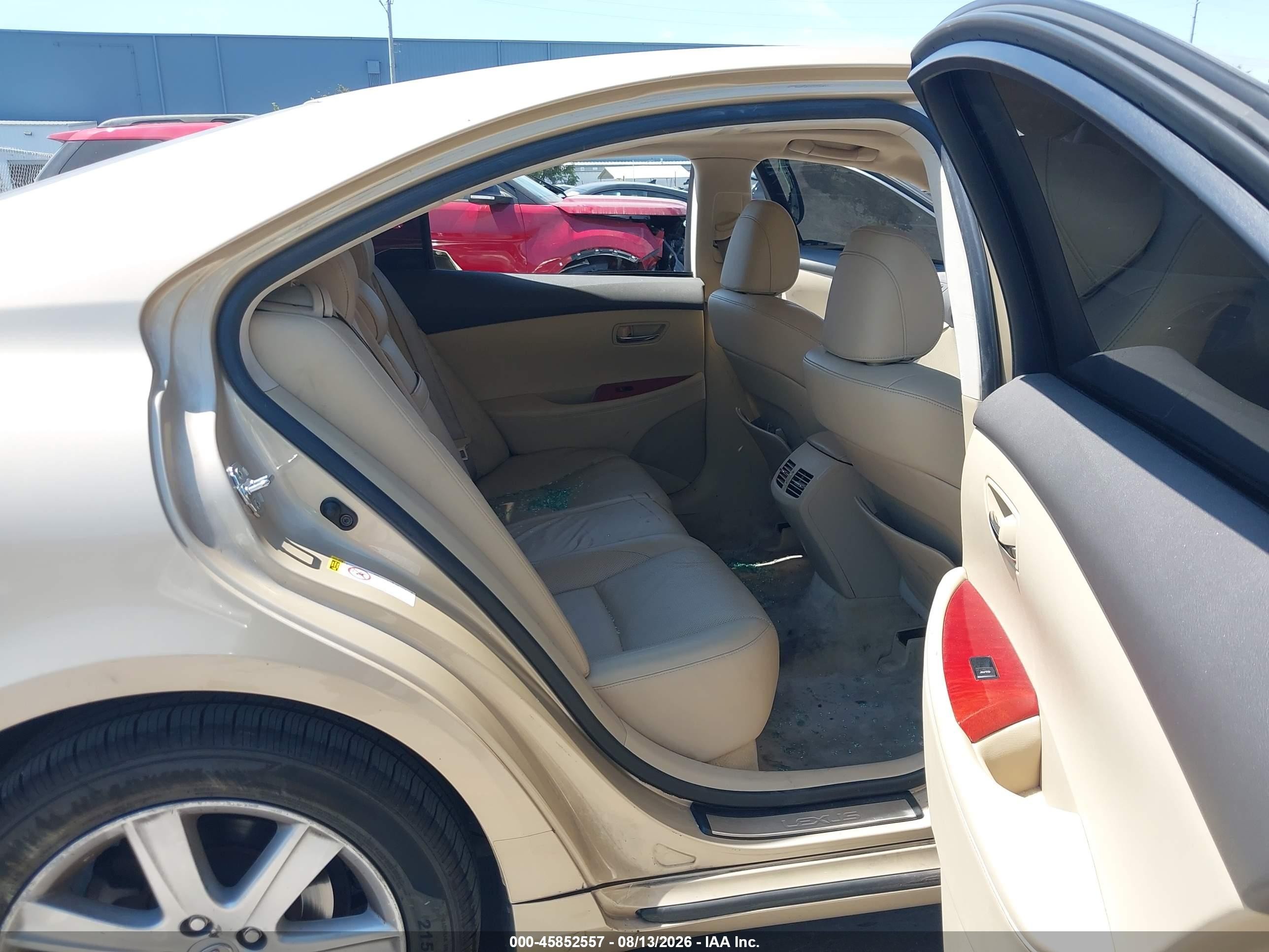 2007 Lexus Es 350 Beige vin: JTHBJ46G872050692