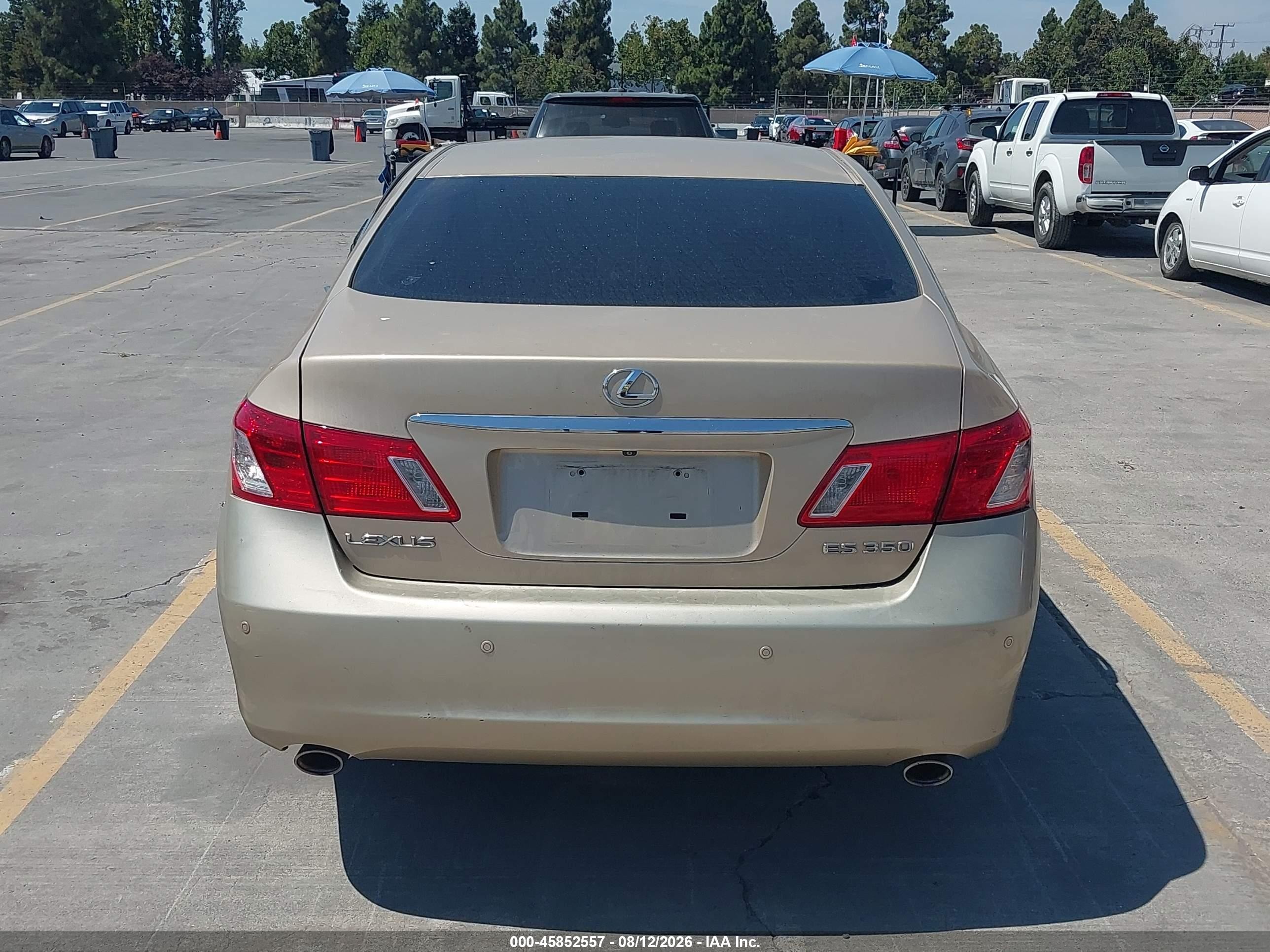 2007 Lexus Es 350 Beige vin: JTHBJ46G872050692