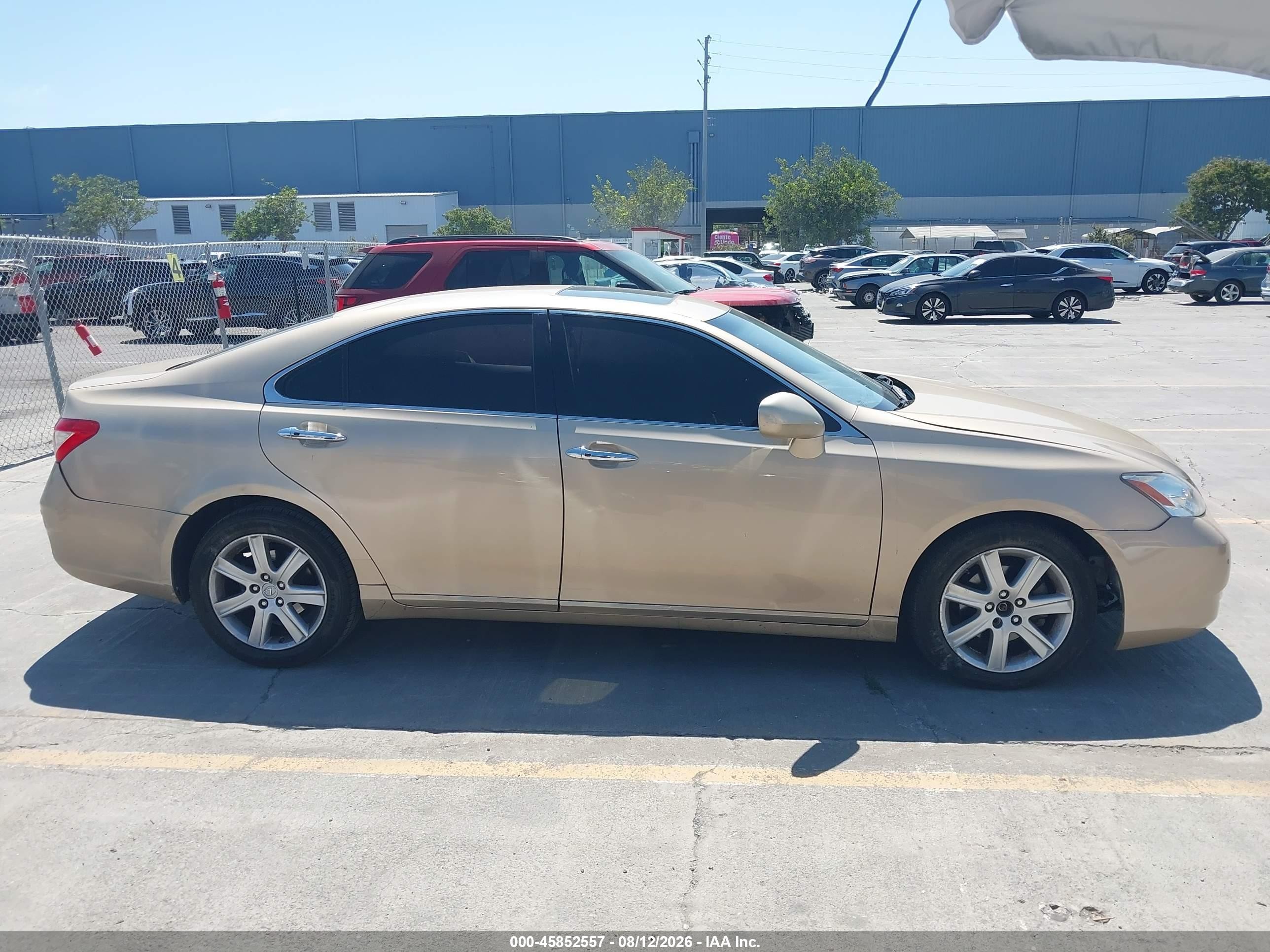 2007 Lexus Es 350 Beige vin: JTHBJ46G872050692