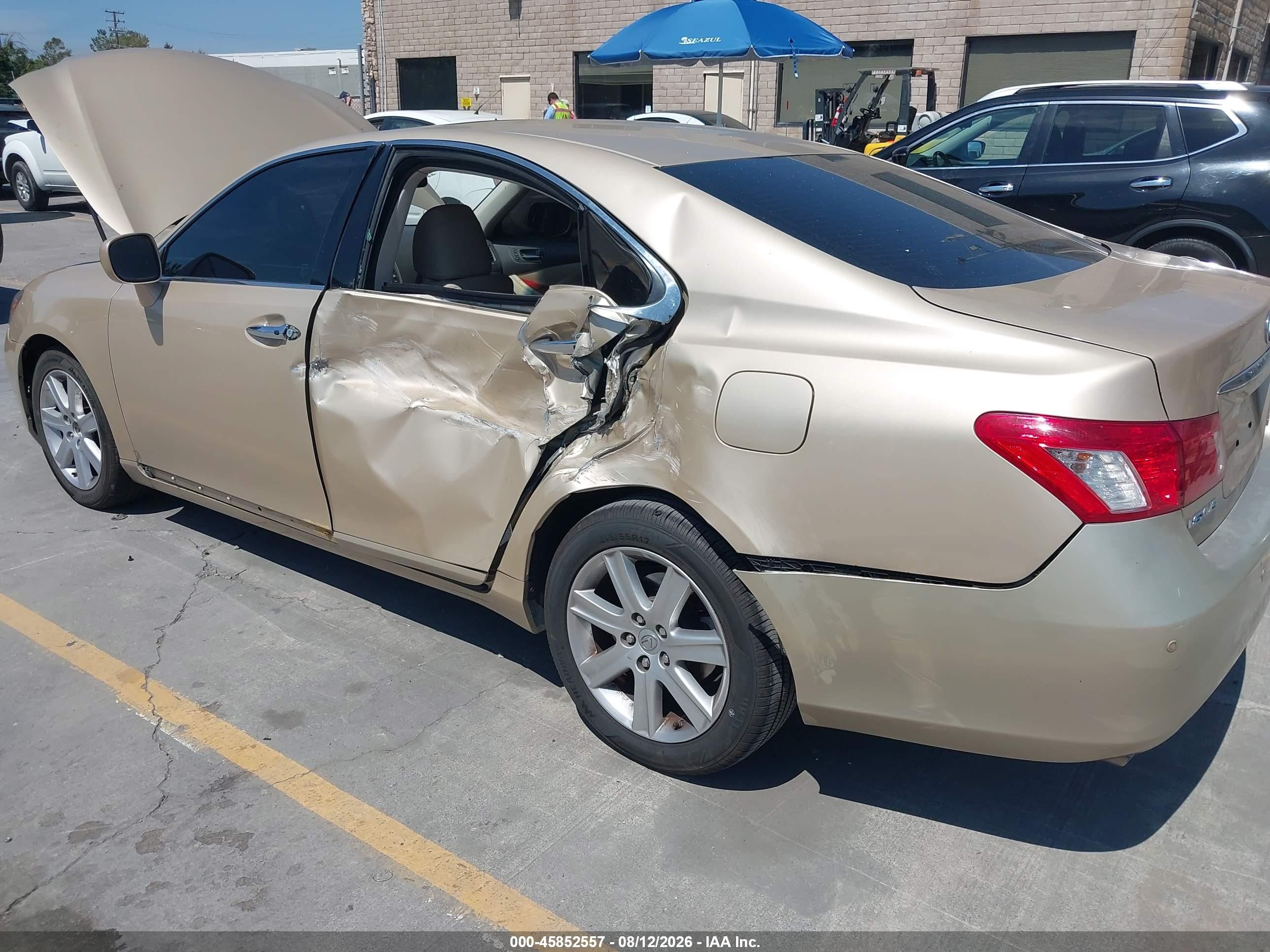 2007 Lexus Es 350 Beige vin: JTHBJ46G872050692