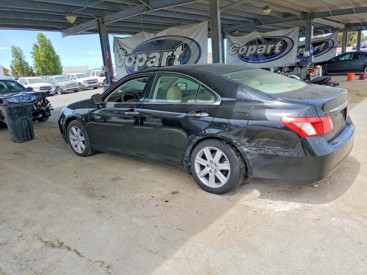 2007 Lexus Es 350 Black vin: JTHBJ46G872053964