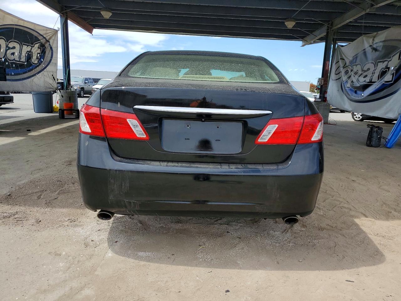 2007 Lexus Es 350 Black vin: JTHBJ46G872053964