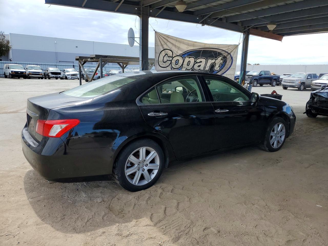 2007 Lexus Es 350 Black vin: JTHBJ46G872053964