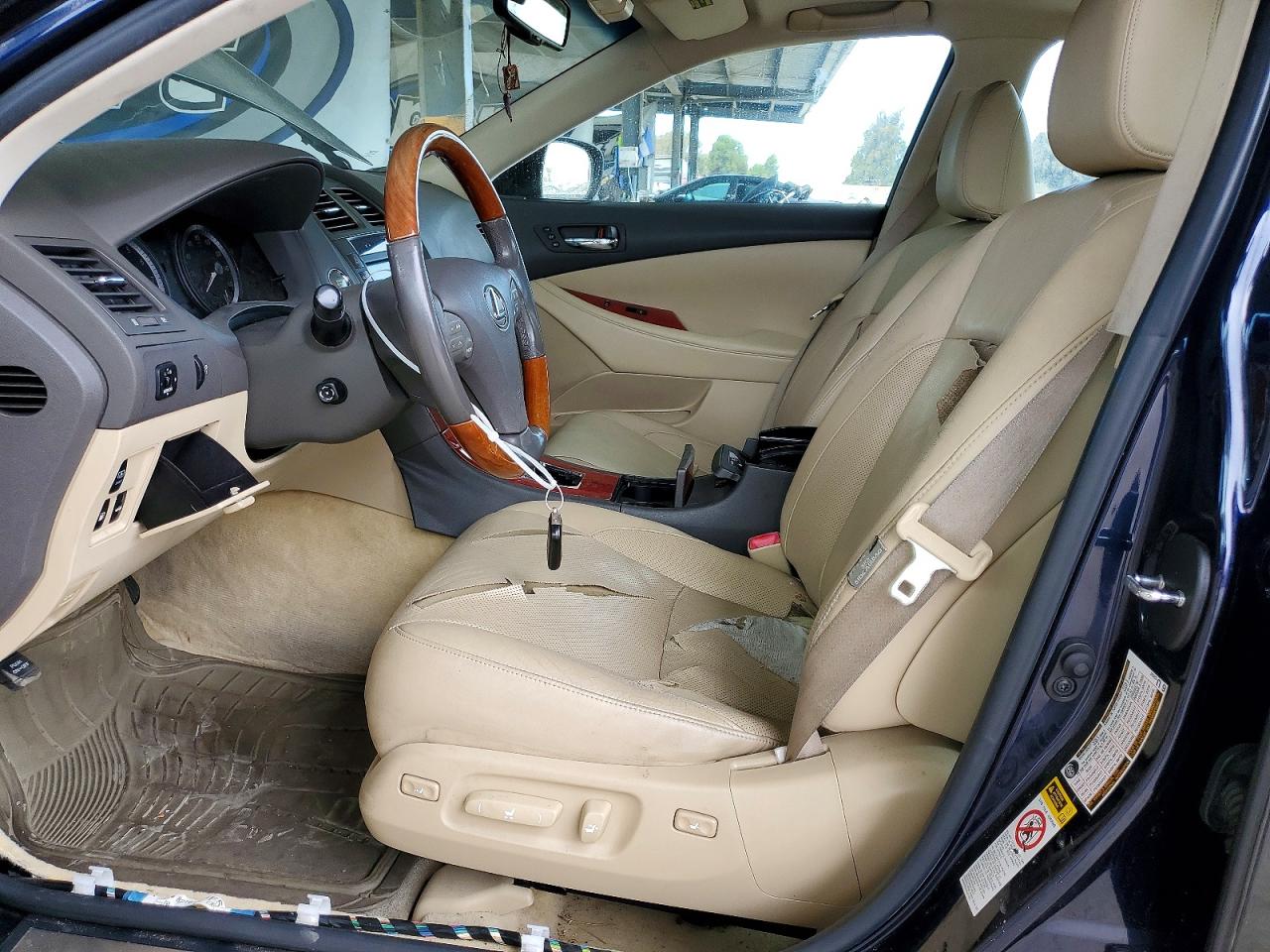 2007 Lexus Es 350 Black vin: JTHBJ46G872053964