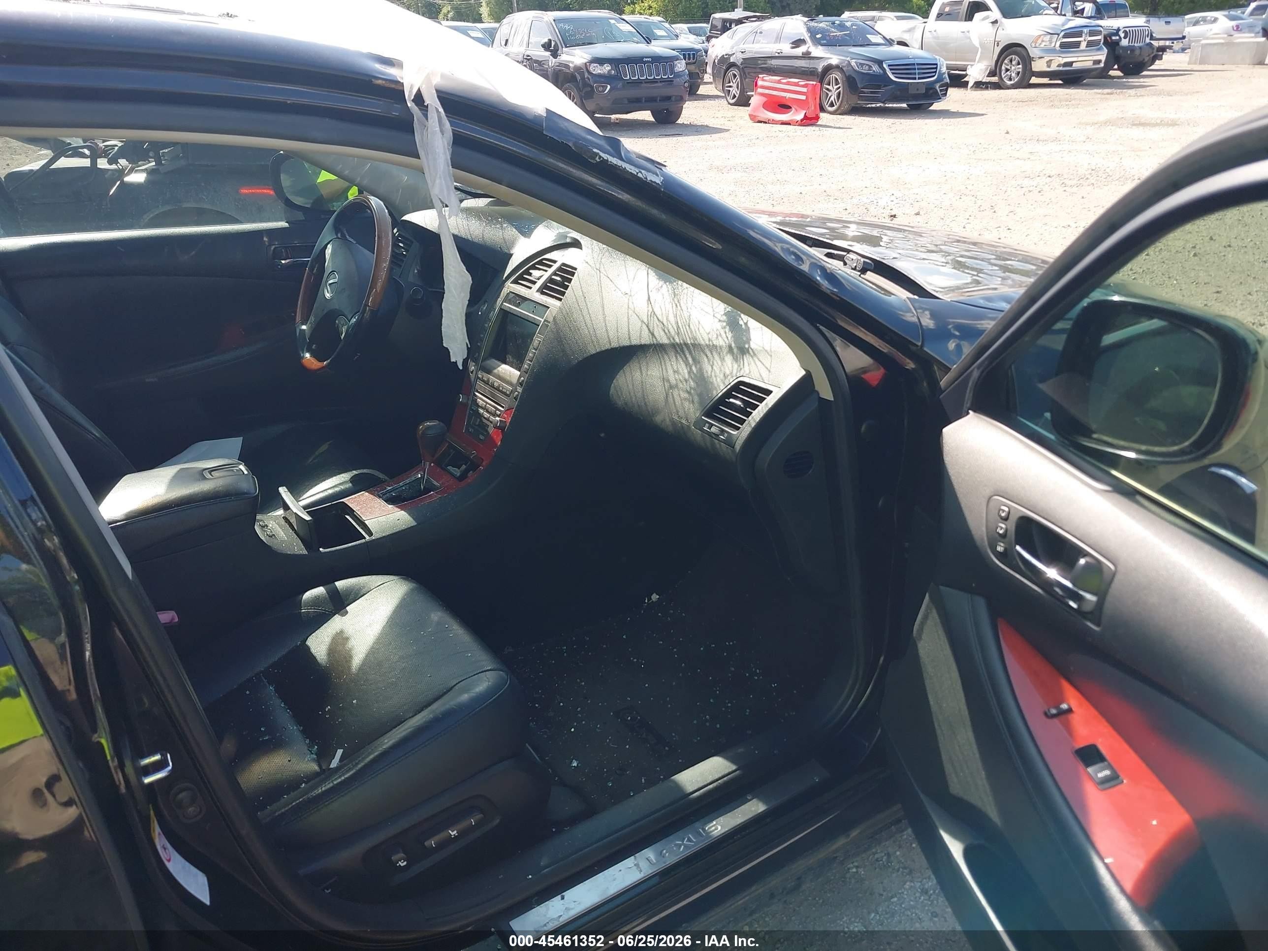 2007 Lexus Es 350   Black vin: JTHBJ46G872055066