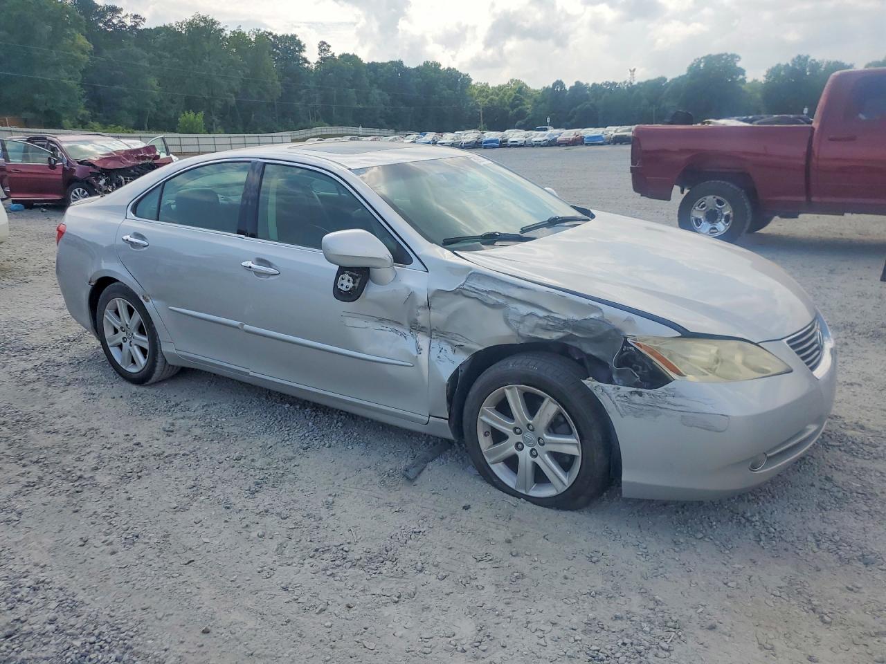 2007 Lexus Es 350 Silver vin: JTHBJ46G872079657