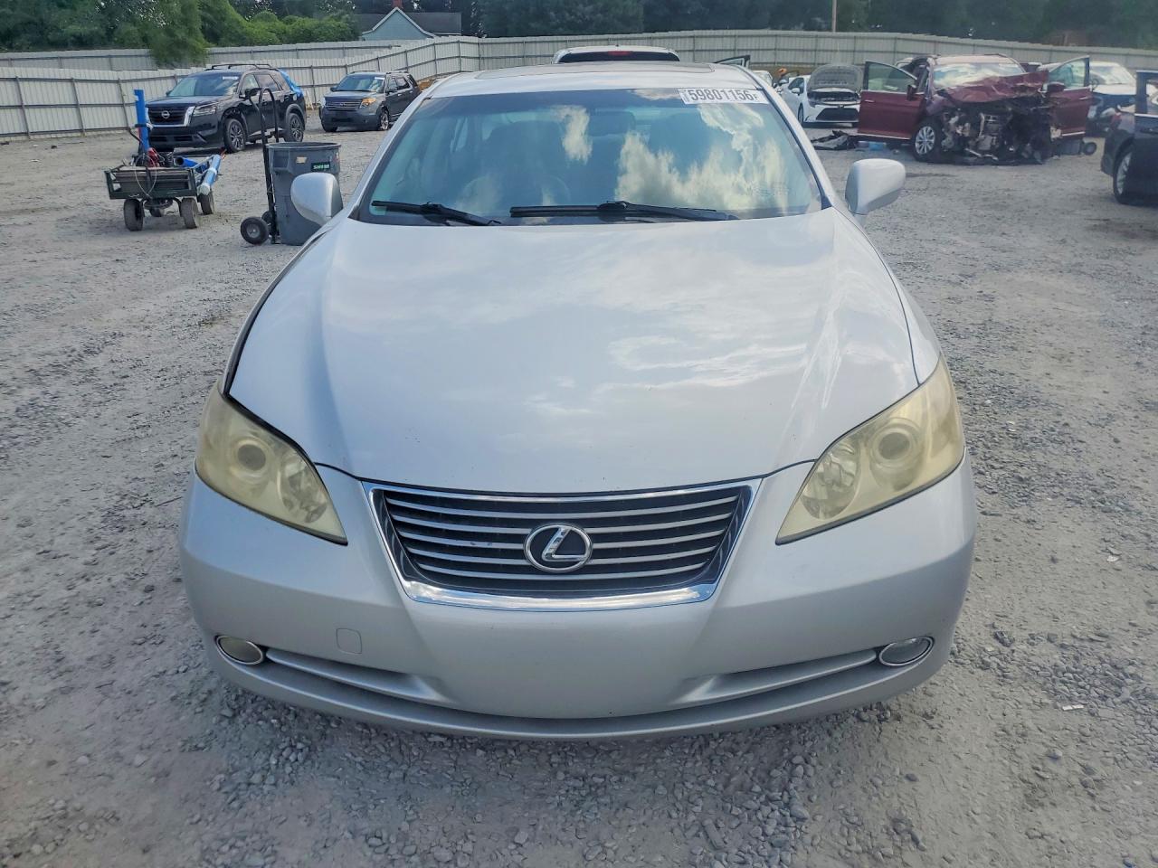 2007 Lexus Es 350 Silver vin: JTHBJ46G872079657