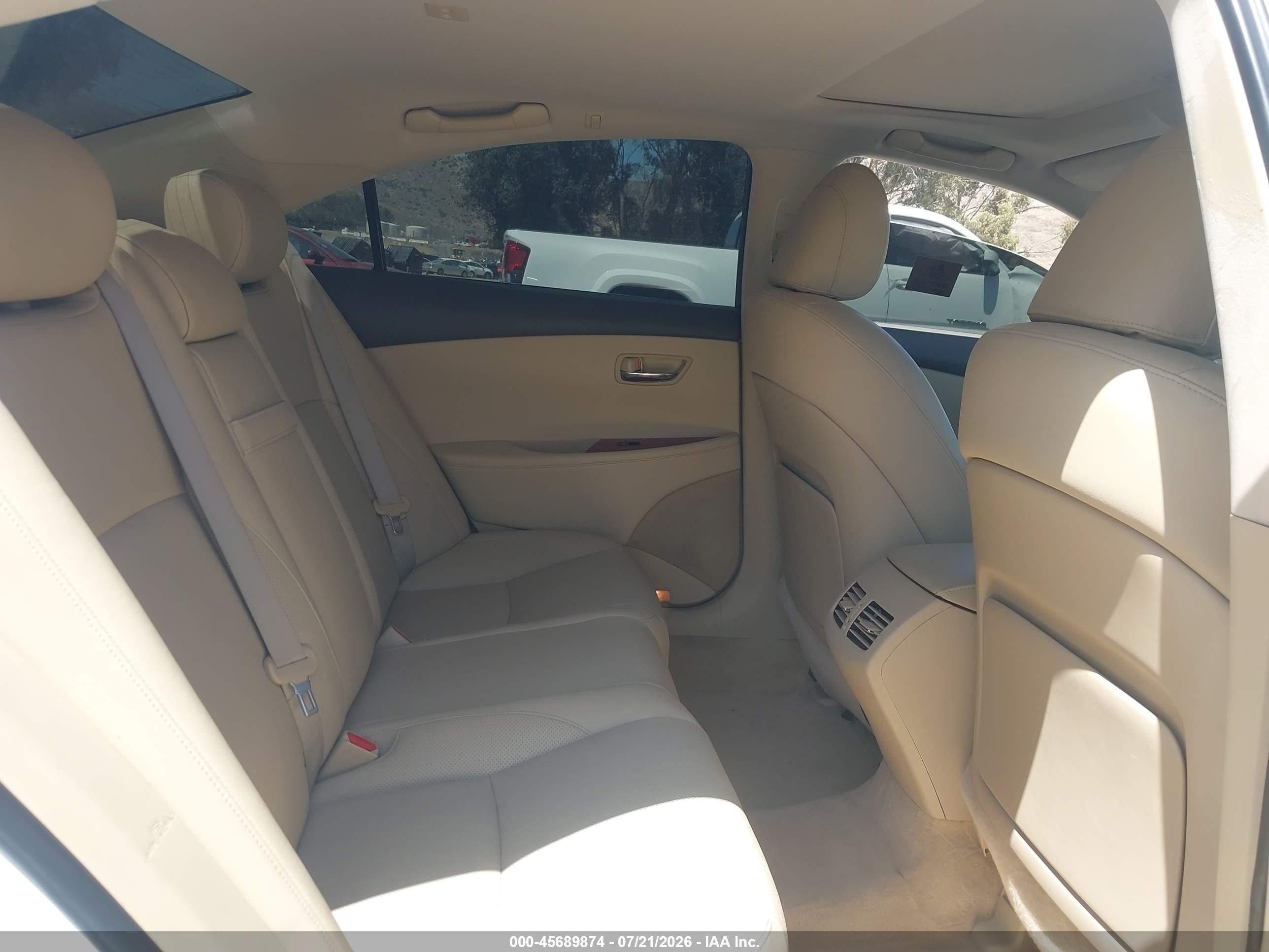 2007 Lexus Es 350   White vin: JTHBJ46G872084311