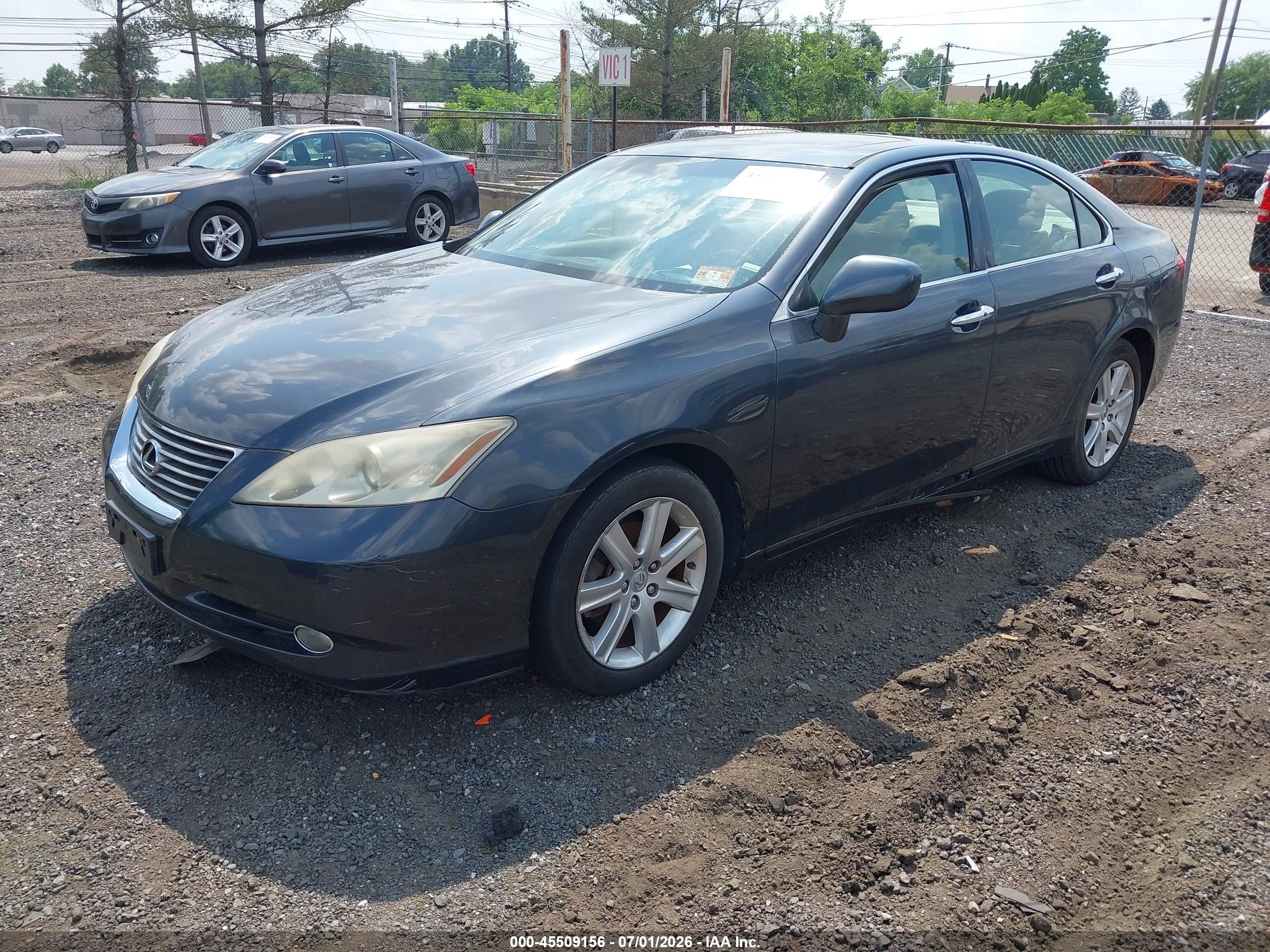 2007 Lexus Es 350   Black vin: JTHBJ46G872086849