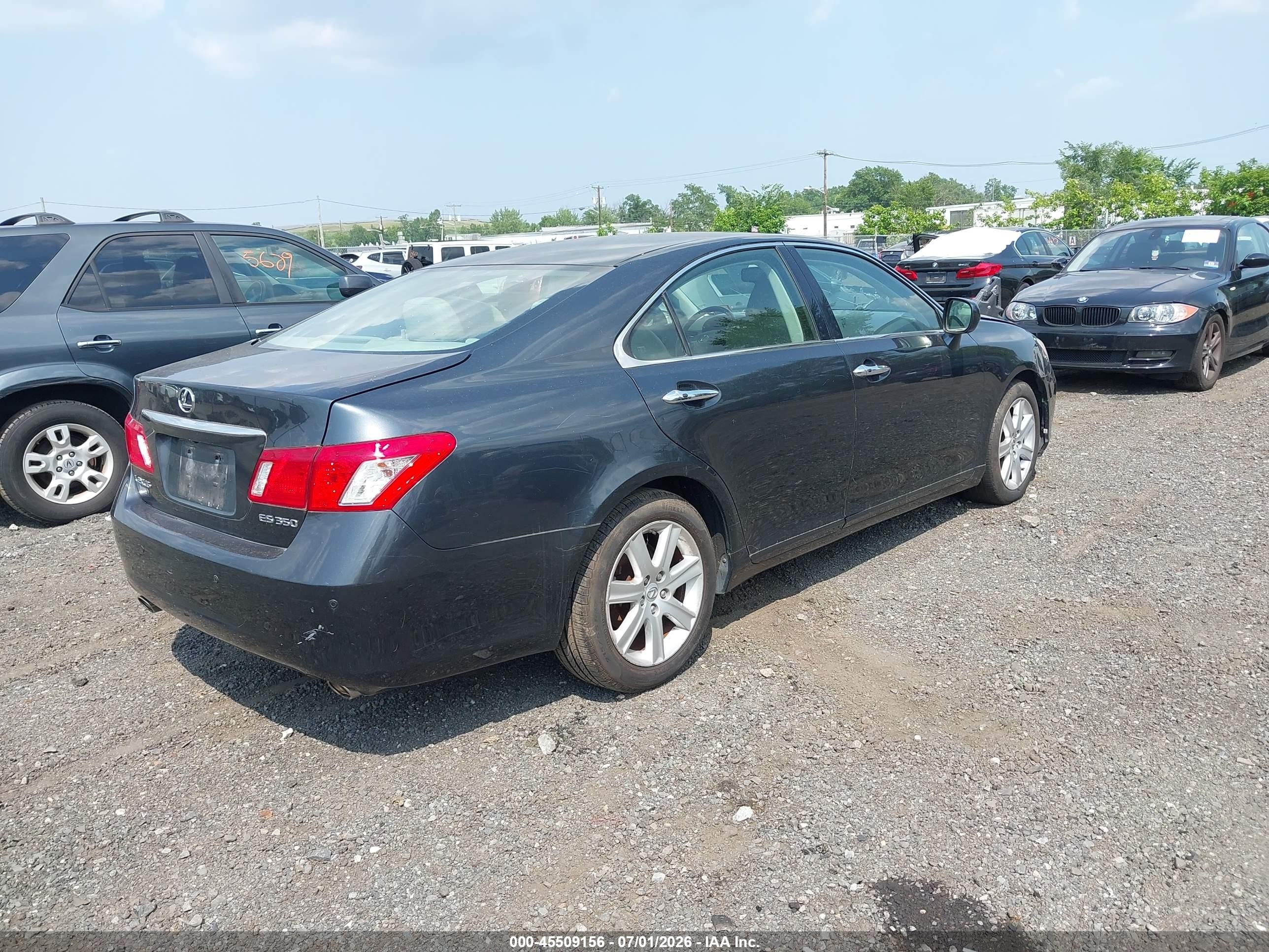 2007 Lexus Es 350   Black vin: JTHBJ46G872086849