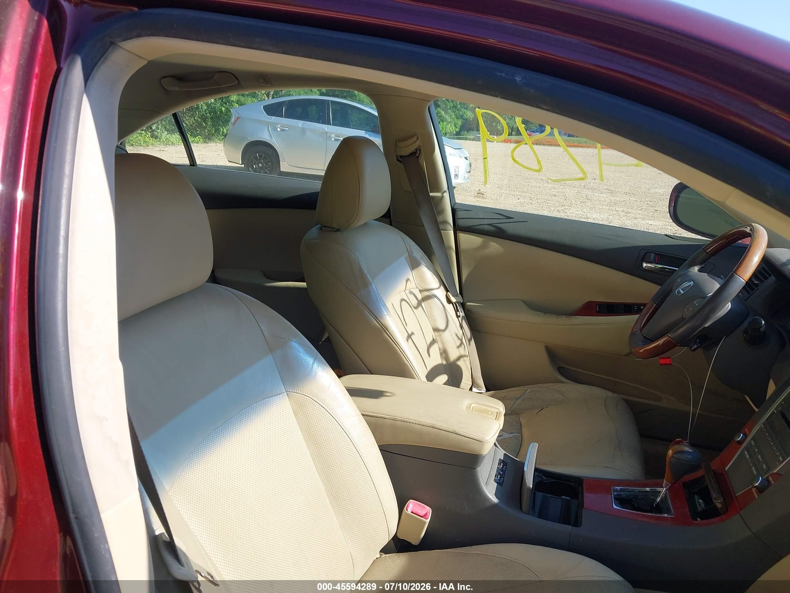 2007 Lexus Es 350   Maroon vin: JTHBJ46G872089749