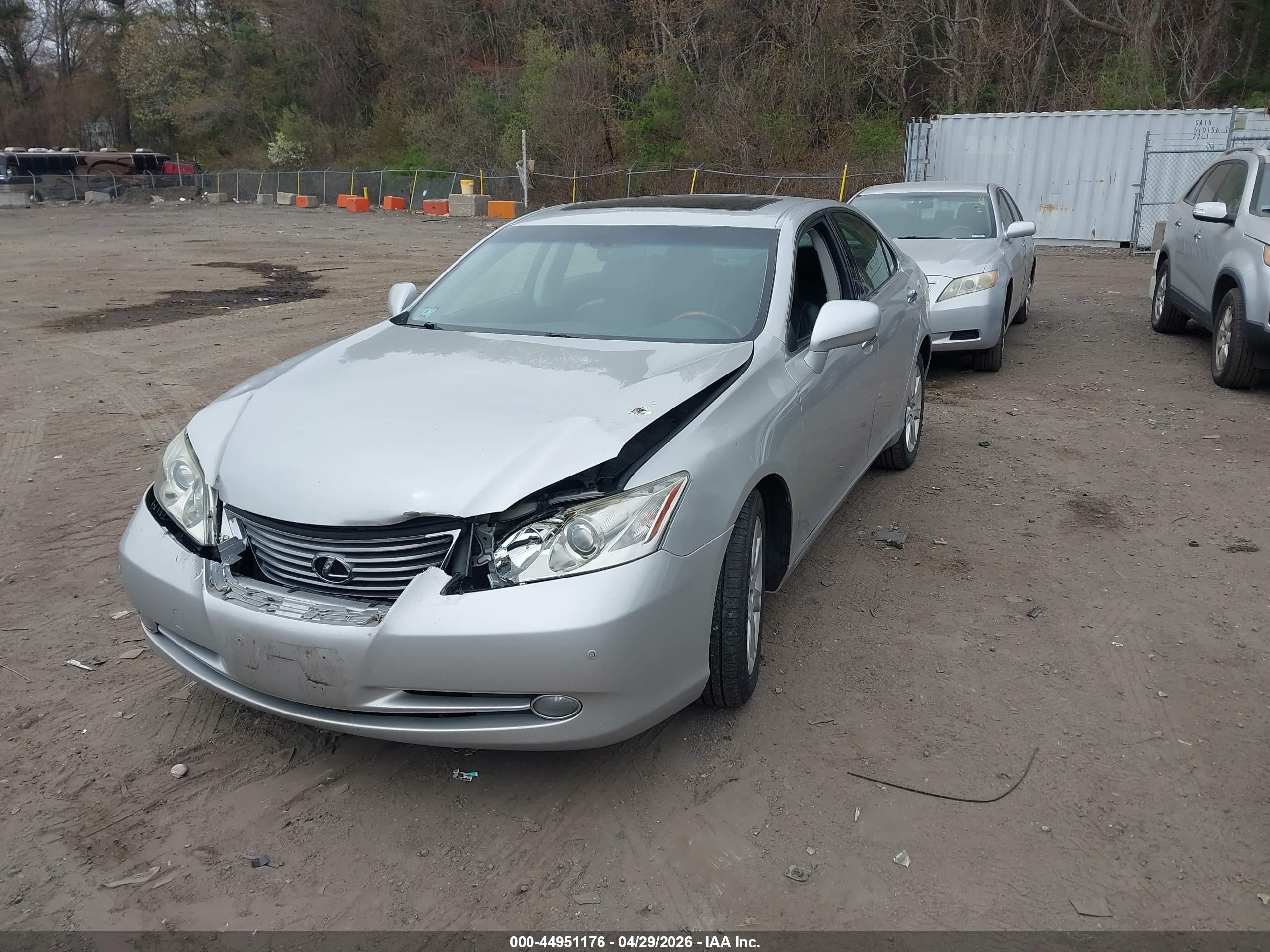 2007 Lexus Es 350 Silver vin: JTHBJ46G872112575