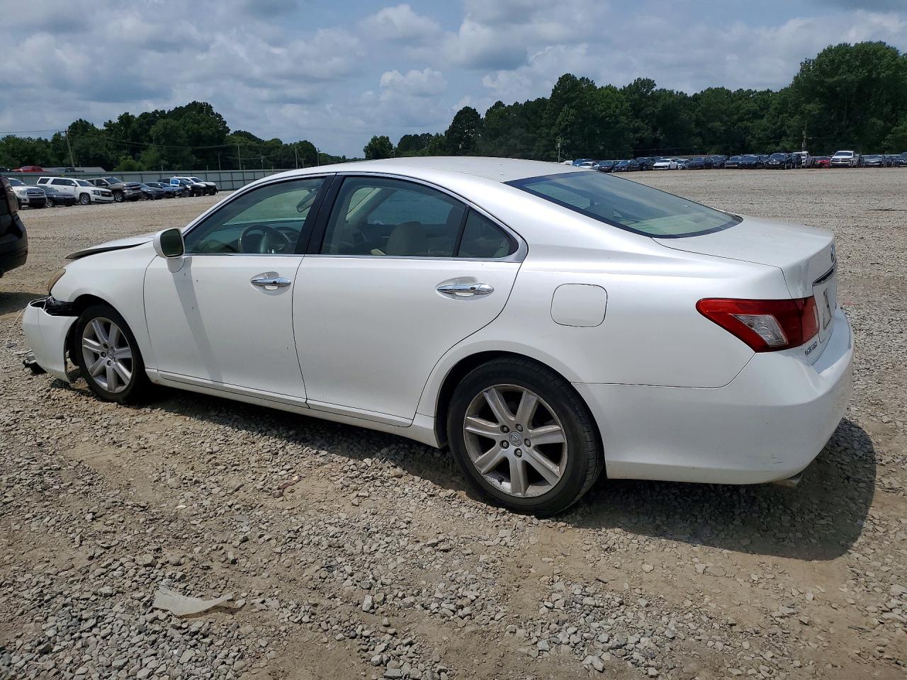 2007 Lexus Es 350 White vin: JTHBJ46G872120112