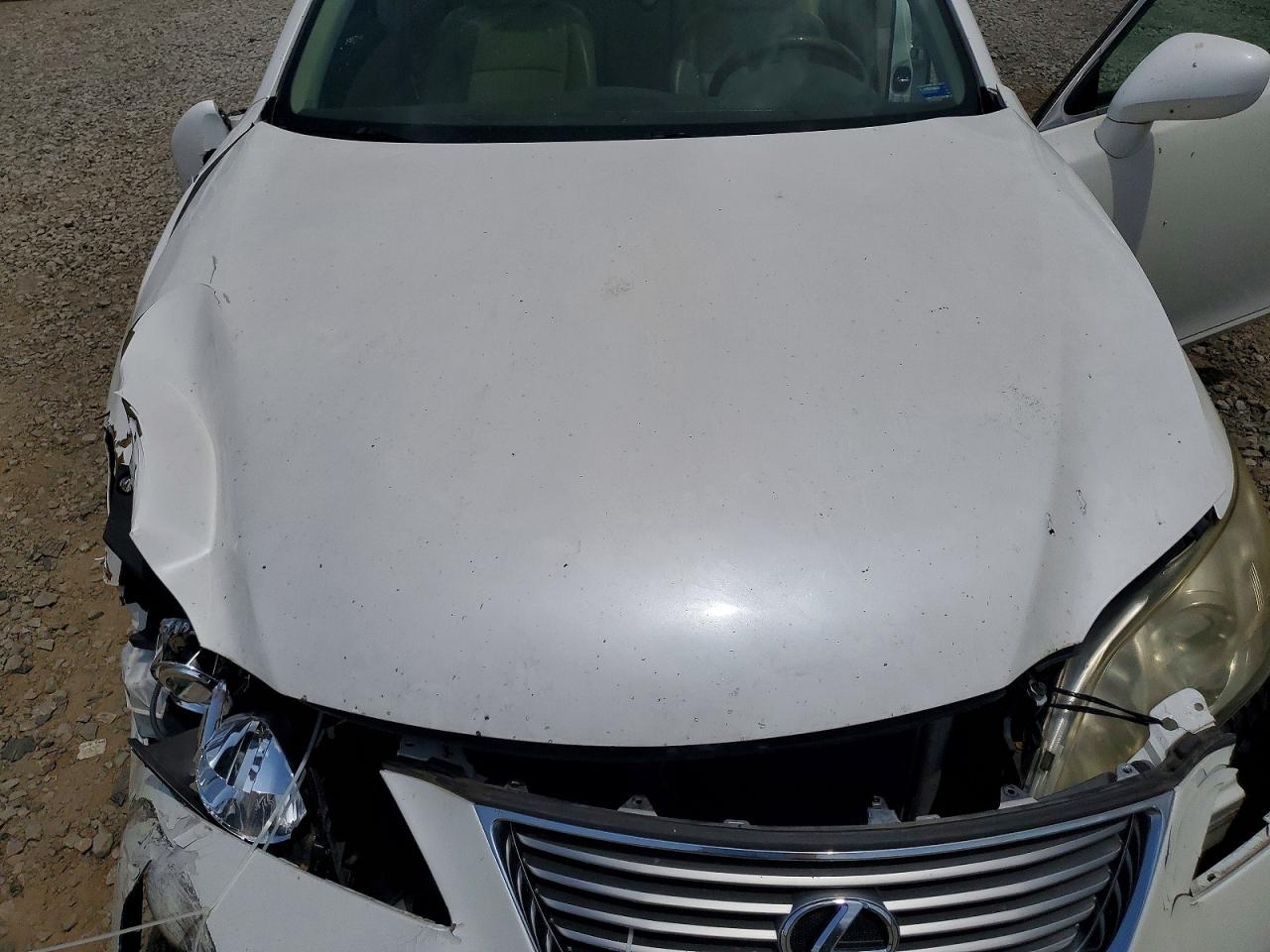 2007 Lexus Es 350 White vin: JTHBJ46G872120112
