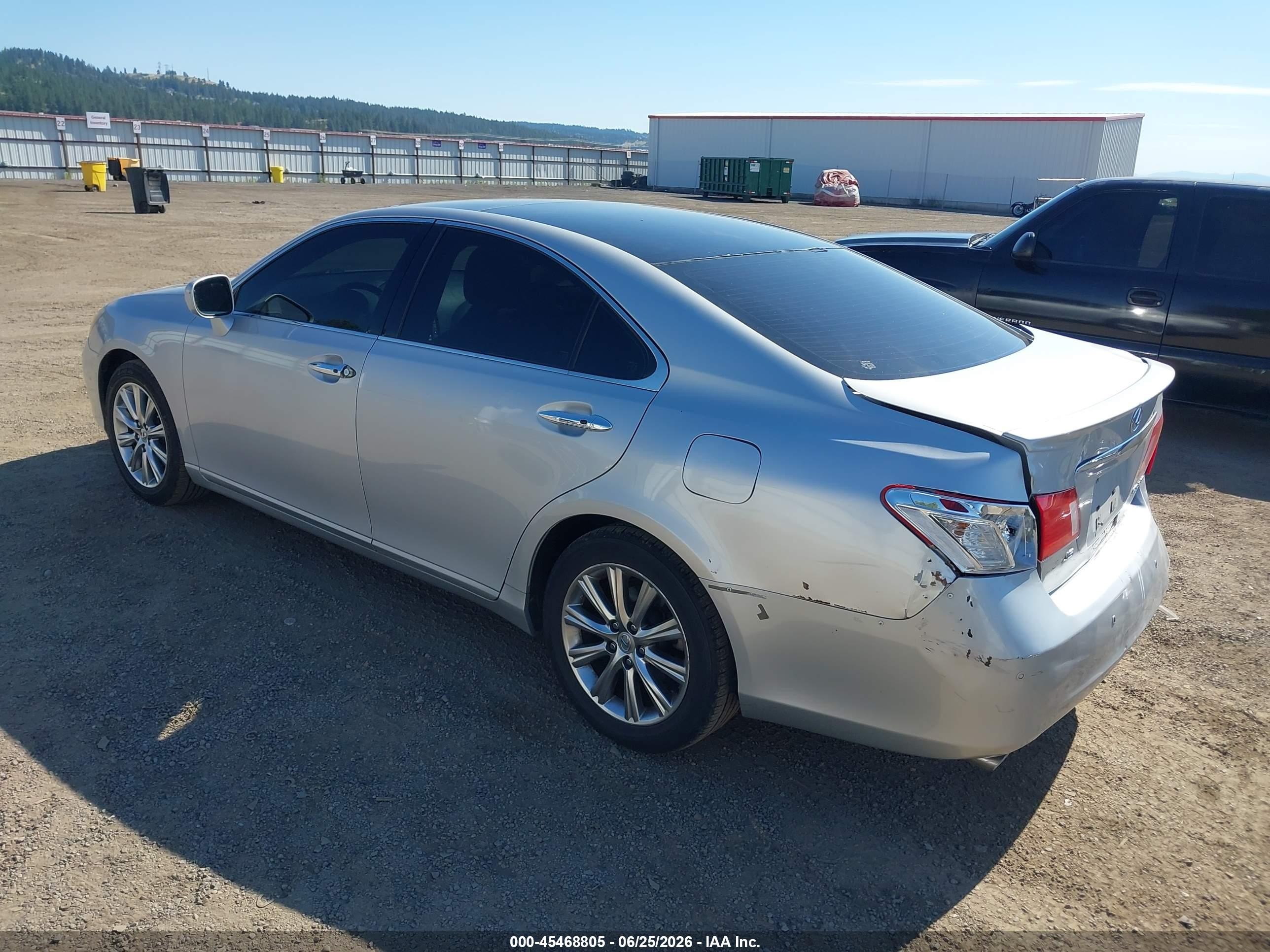 2007 Lexus Es 350   Серебряный vin: JTHBJ46G872131823