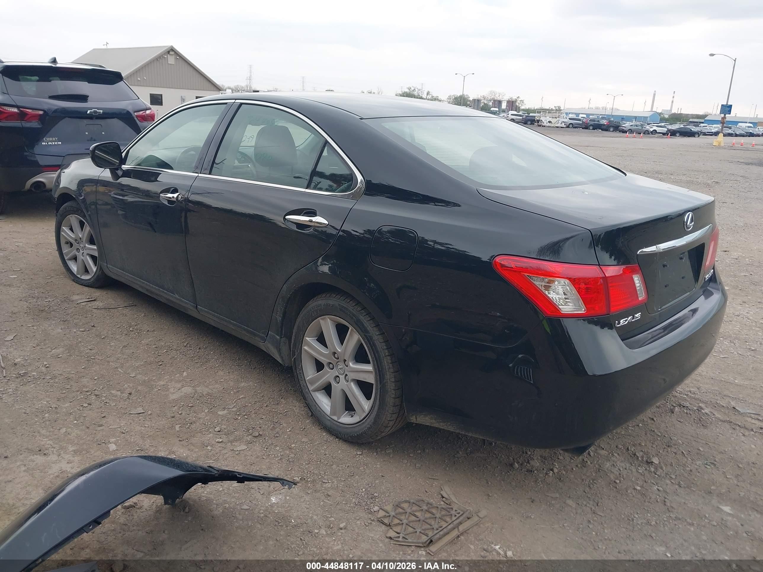 2007 Lexus Es 350   Black vin: JTHBJ46G872140909