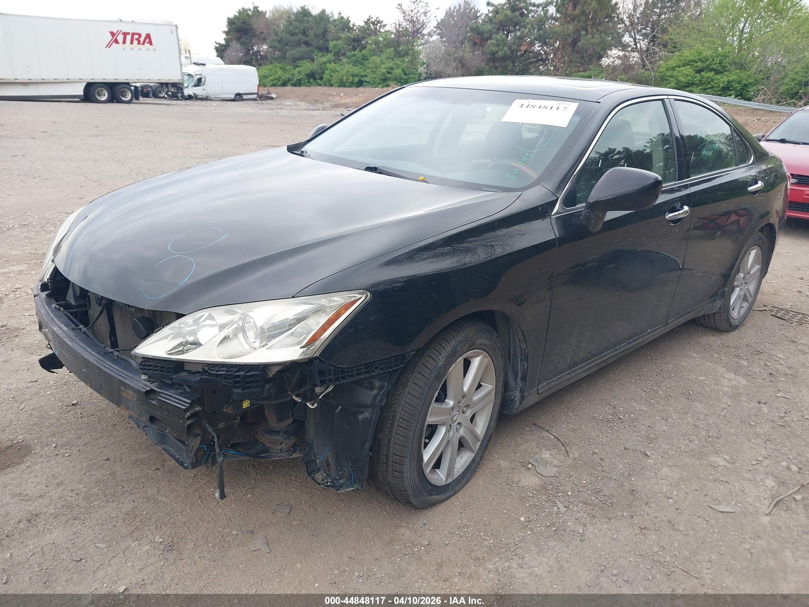 2007 Lexus Es 350   Black vin: JTHBJ46G872140909