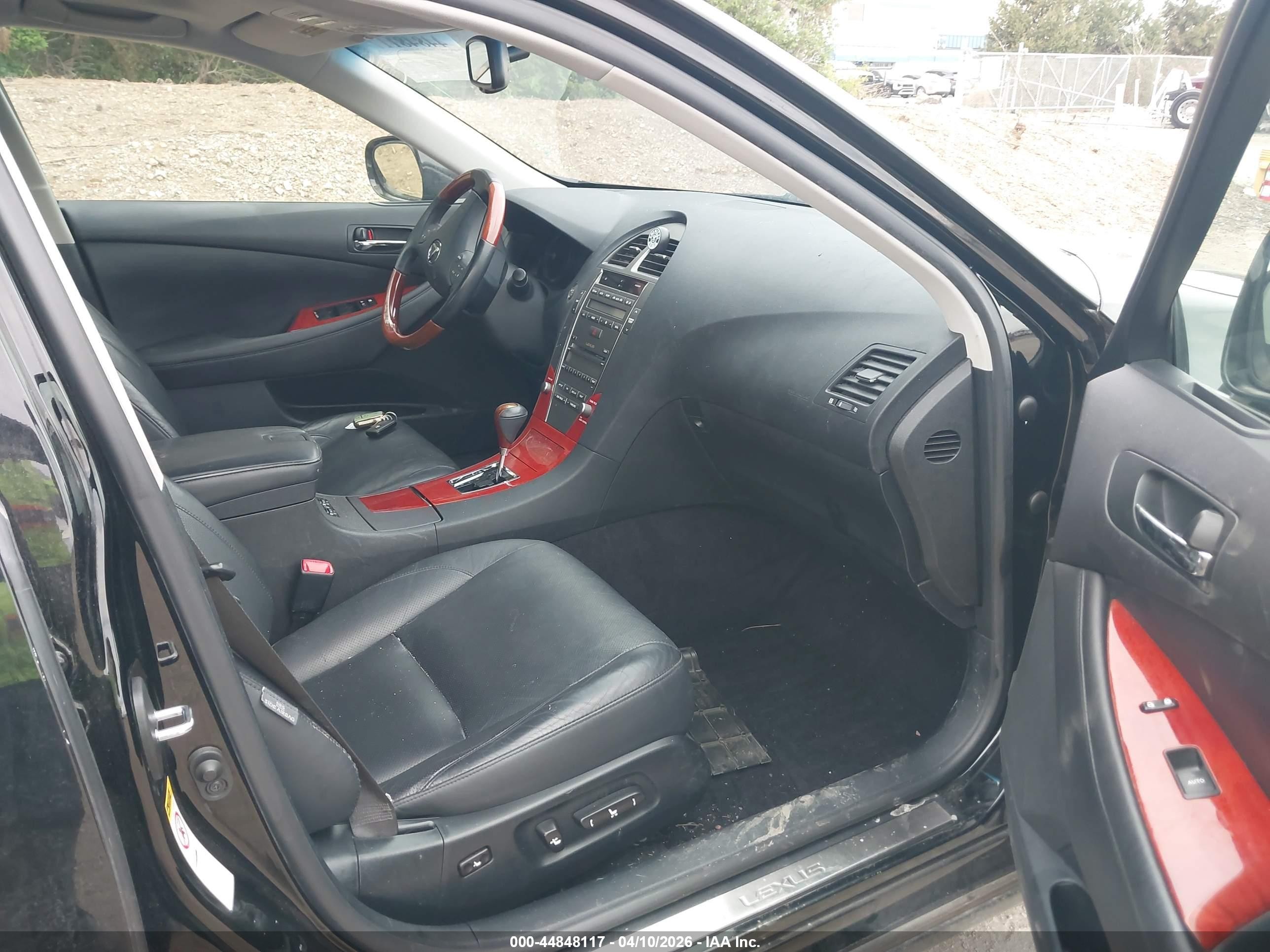 2007 Lexus Es 350   Black vin: JTHBJ46G872140909