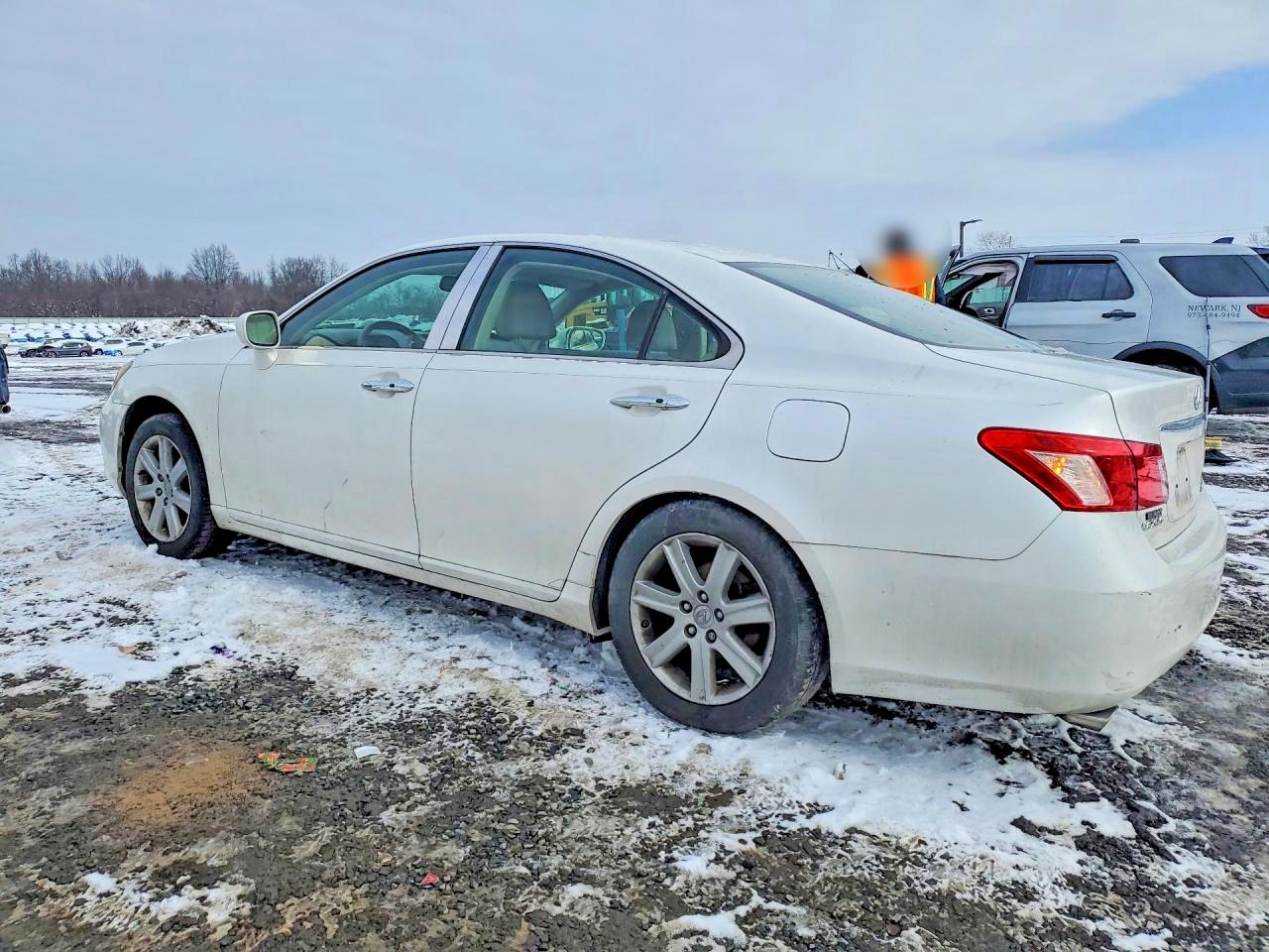 2008 Lexus Es 350 Base White vin: JTHBJ46G882157341