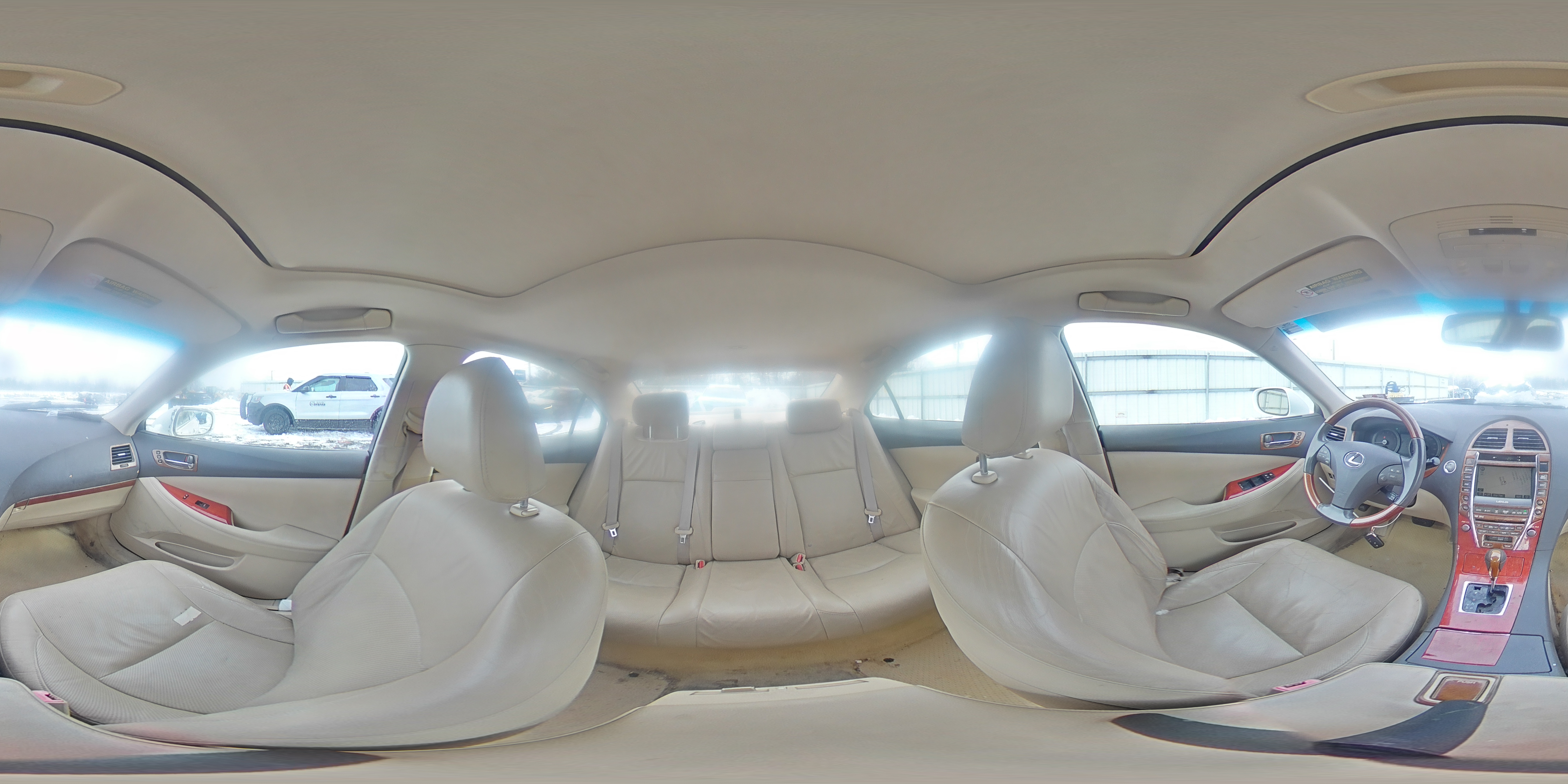 2008 Lexus Es 350 Base White vin: JTHBJ46G882157341