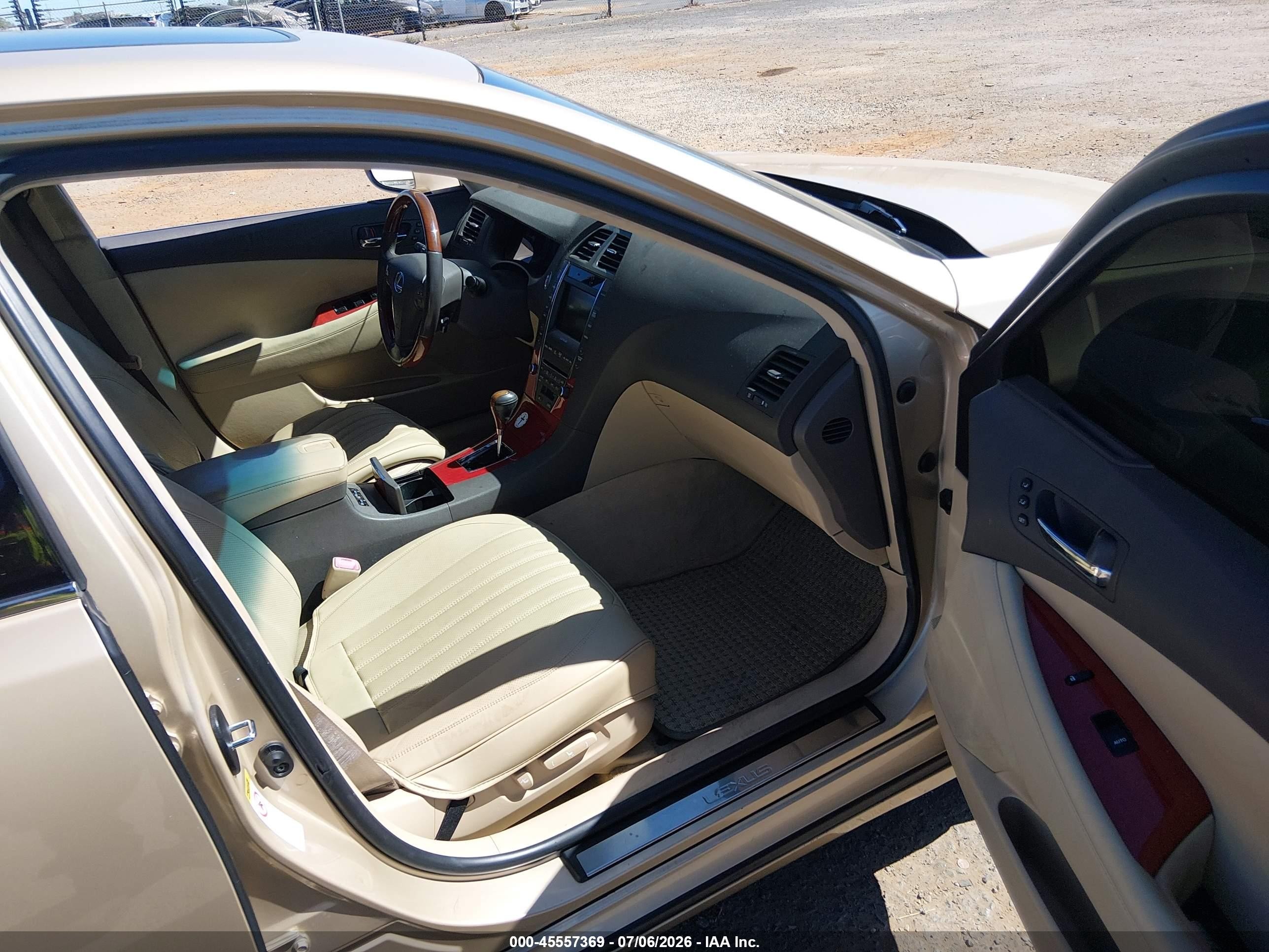 2008 Lexus Es 350   Gold vin: JTHBJ46G882168145