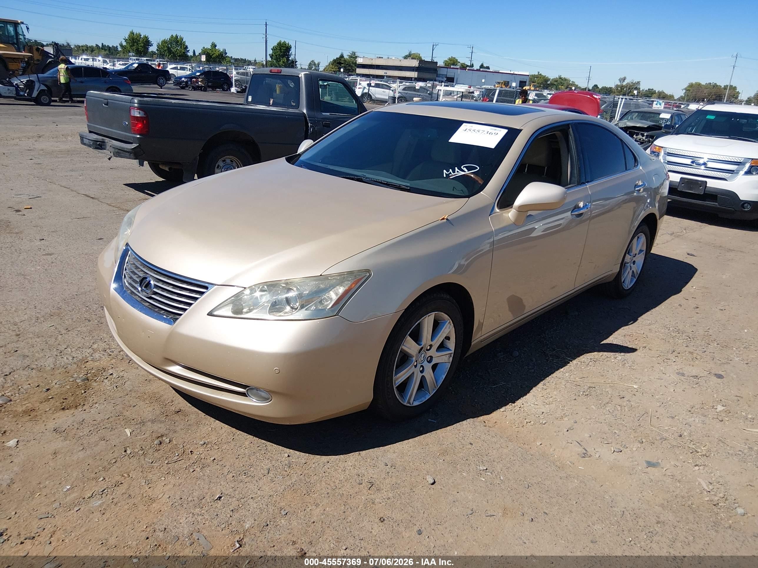 2008 Lexus Es 350   Gold vin: JTHBJ46G882168145