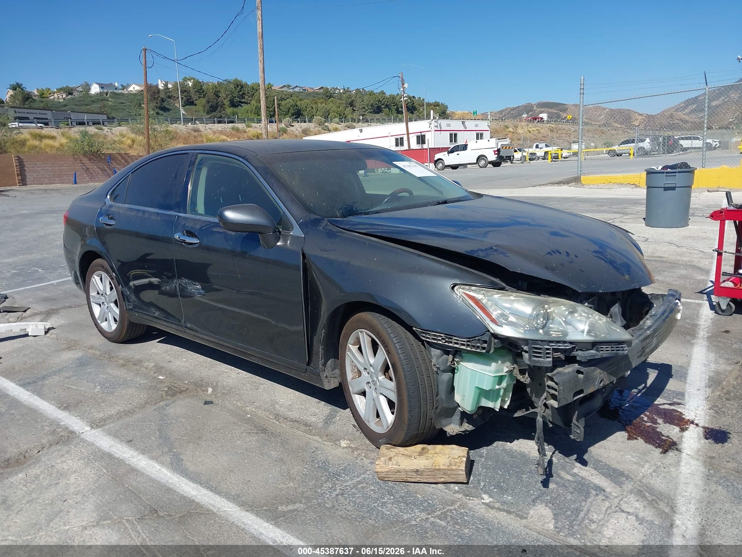 2008 Lexus Es 350   Blue vin: JTHBJ46G882176651