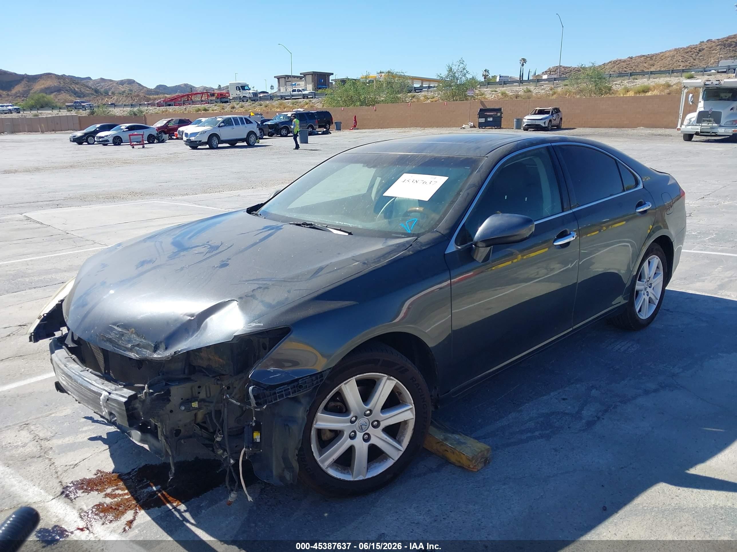 2008 Lexus Es 350   Blue vin: JTHBJ46G882176651